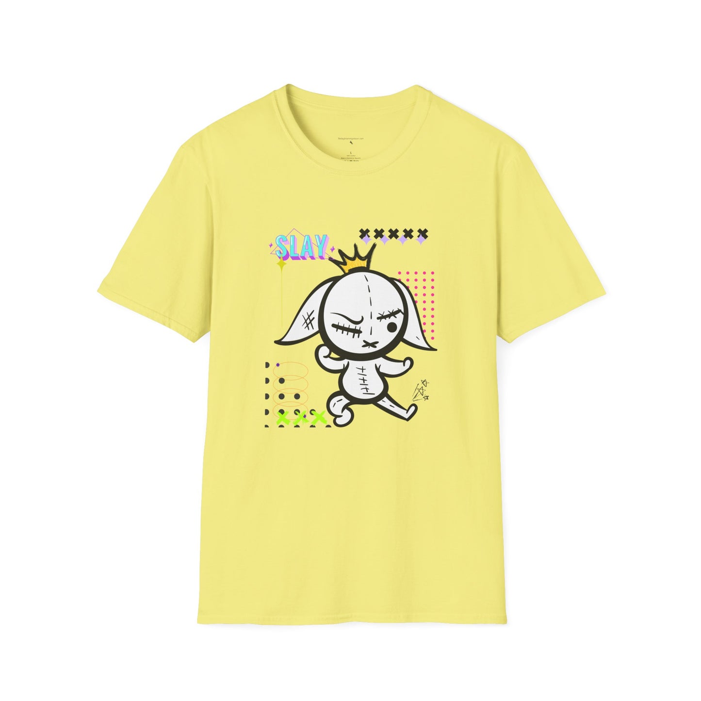 Graffiti bunny Slay  Unisex Softstyle T-Shirt