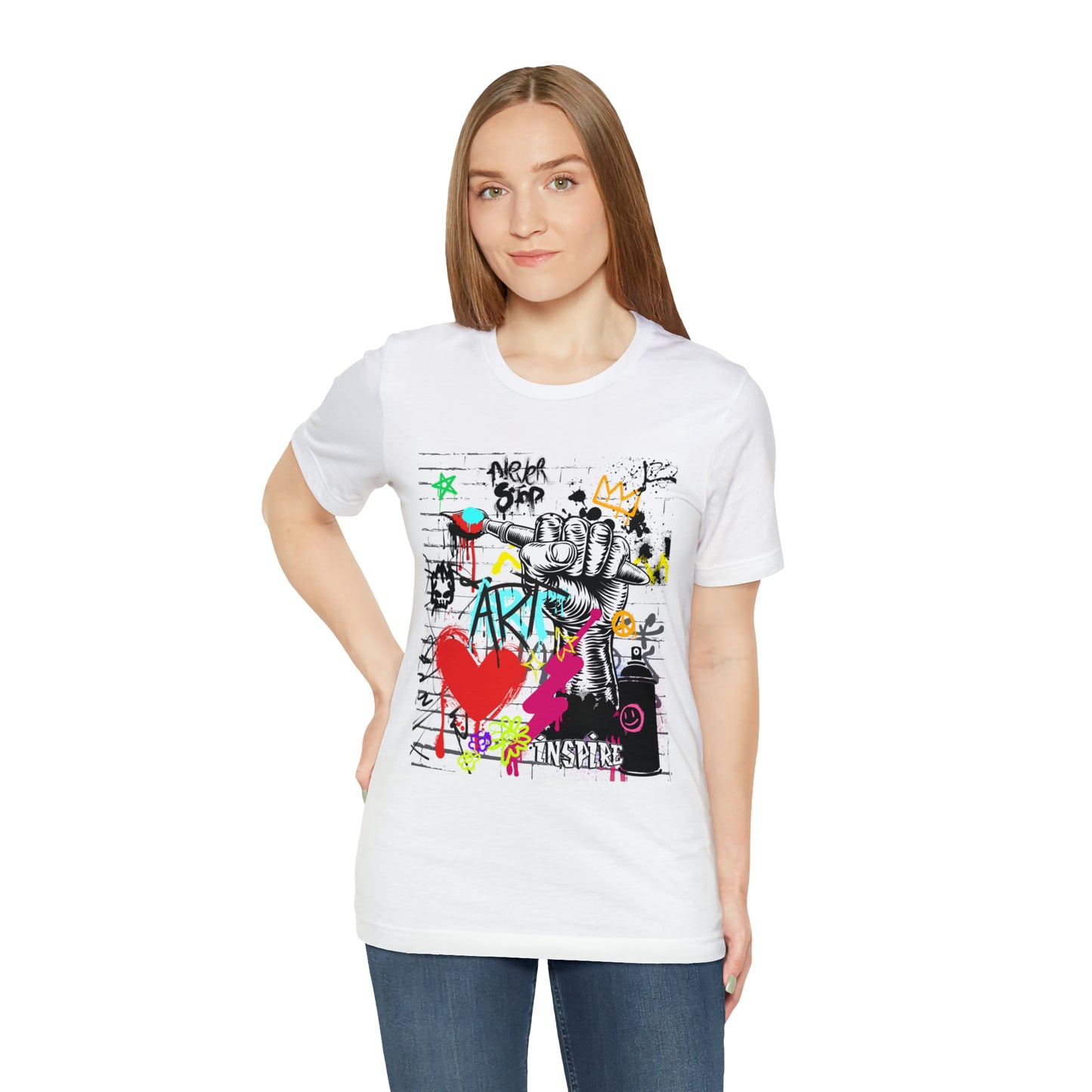 Artist graffiti urban Unisex Jersey Short Sleeve Tee