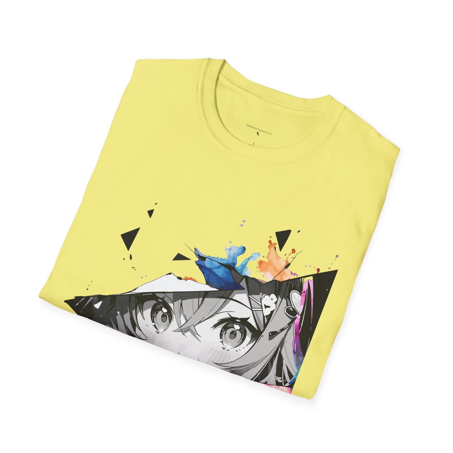 Anime girl Unisex Softstyle T-Shirt