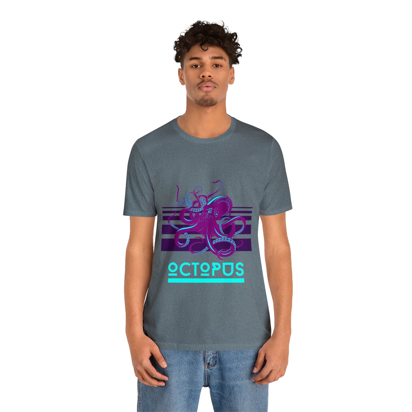 Octopus retro Unisex Jersey Short Sleeve Tee