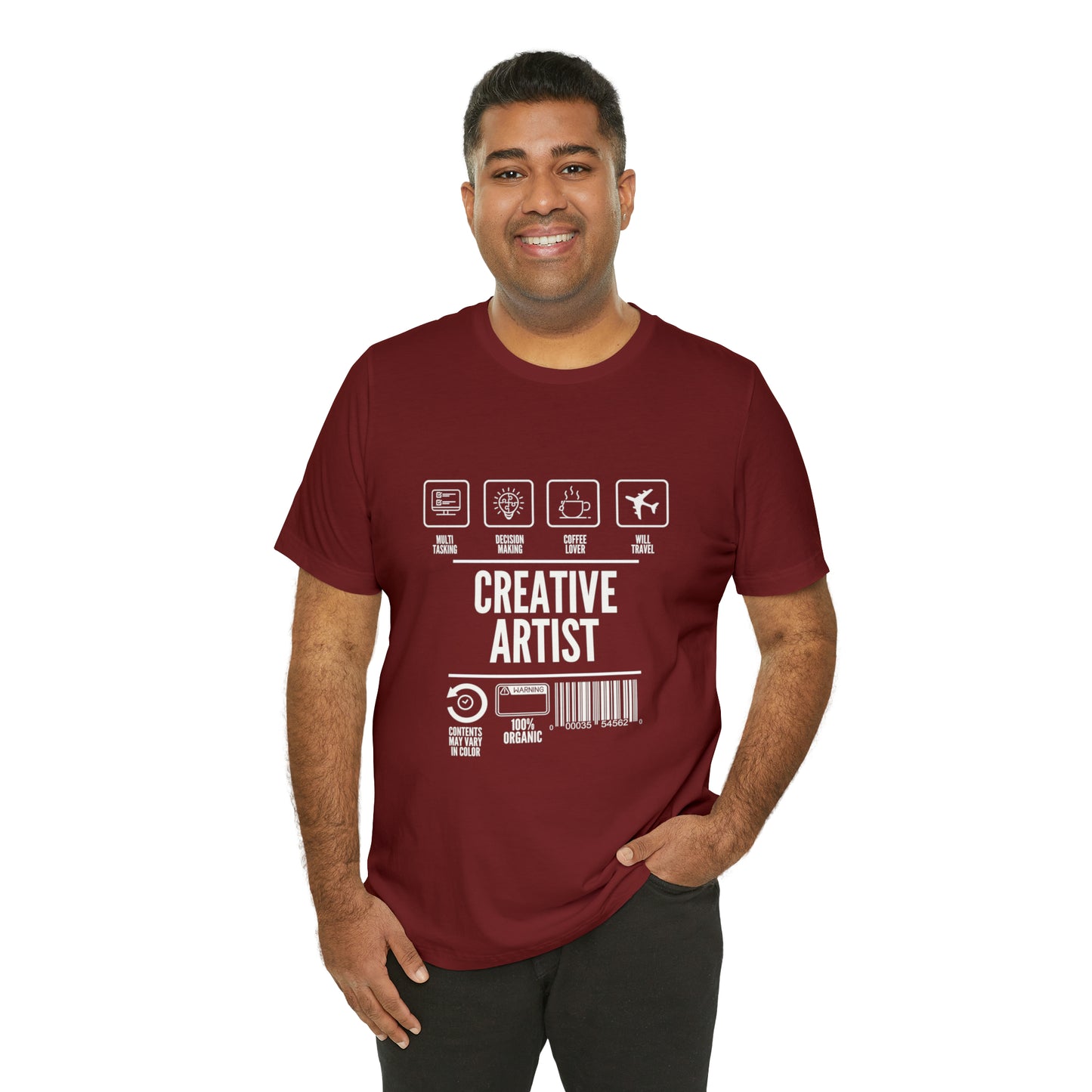 Creative Artist urban streetwear Unisex Jersey Short Sleeve Tee