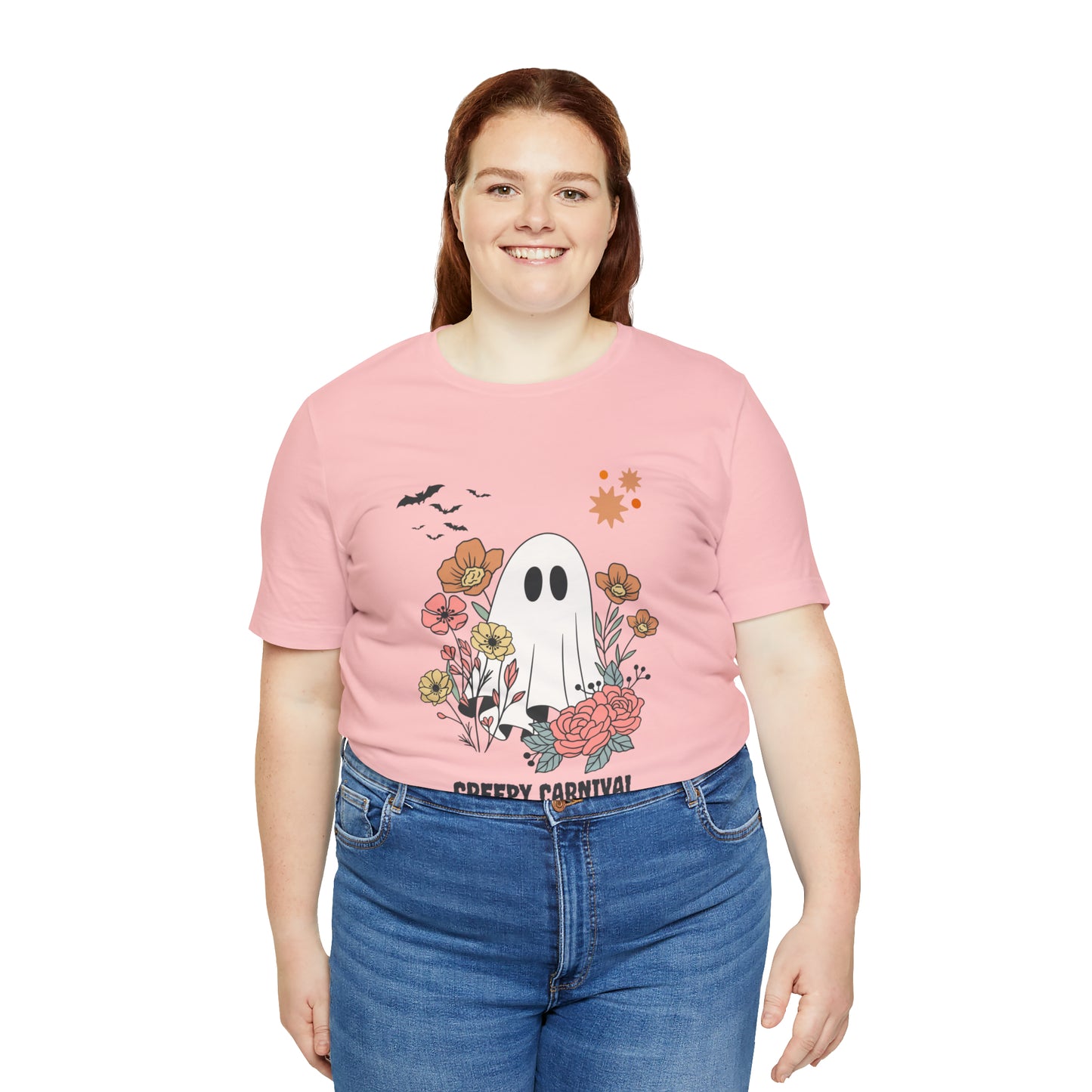 Halloween creepy carnival Unisex Jersey Short Sleeve Tee