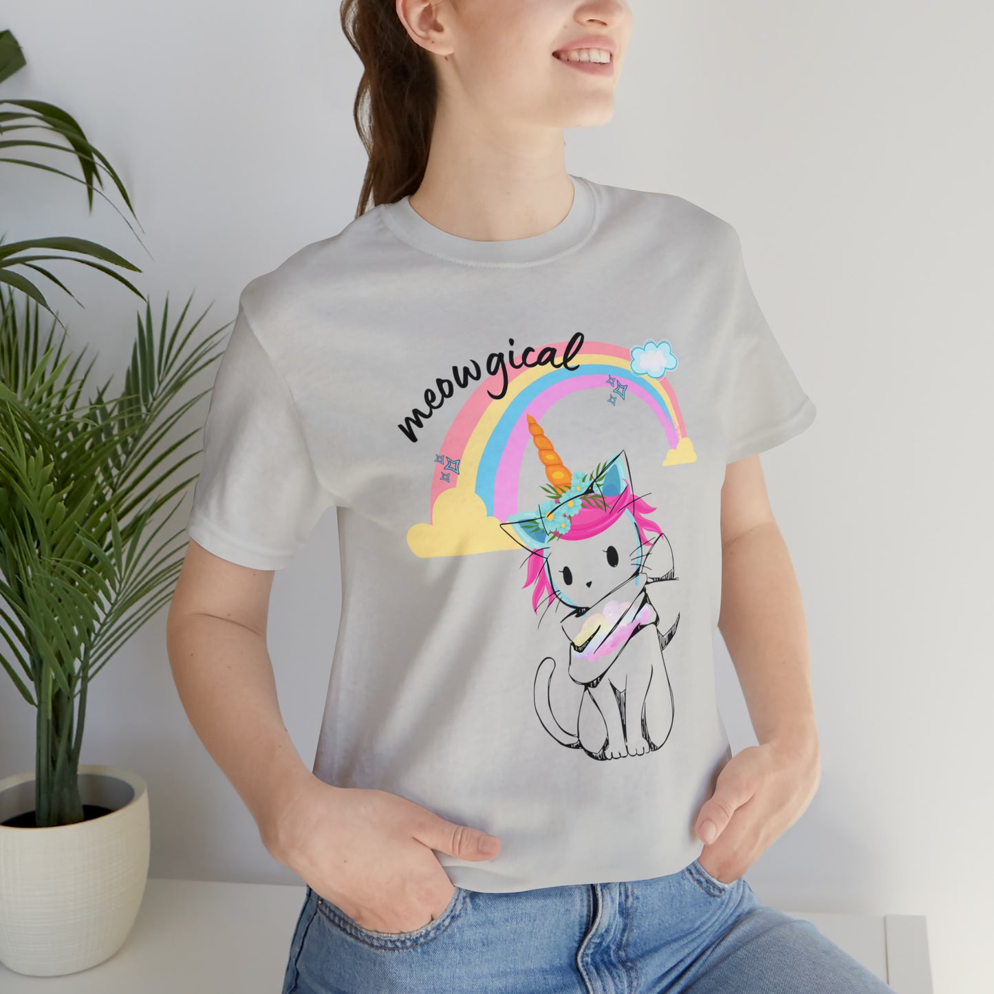 Meowgical Unisex Jersey Short Sleeve Tee