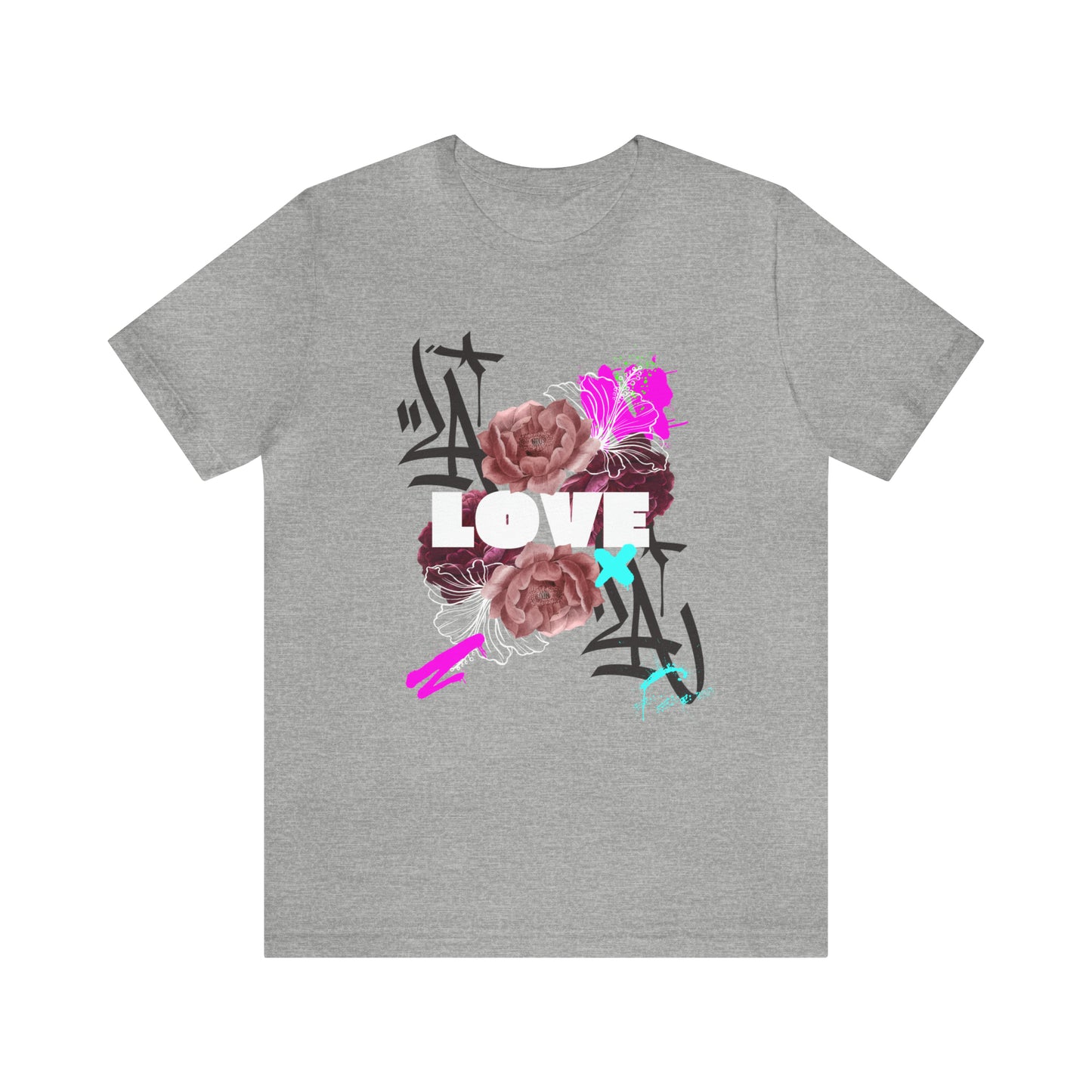 Love Urban streetwear Unisex Jersey Short Sleeve Tee