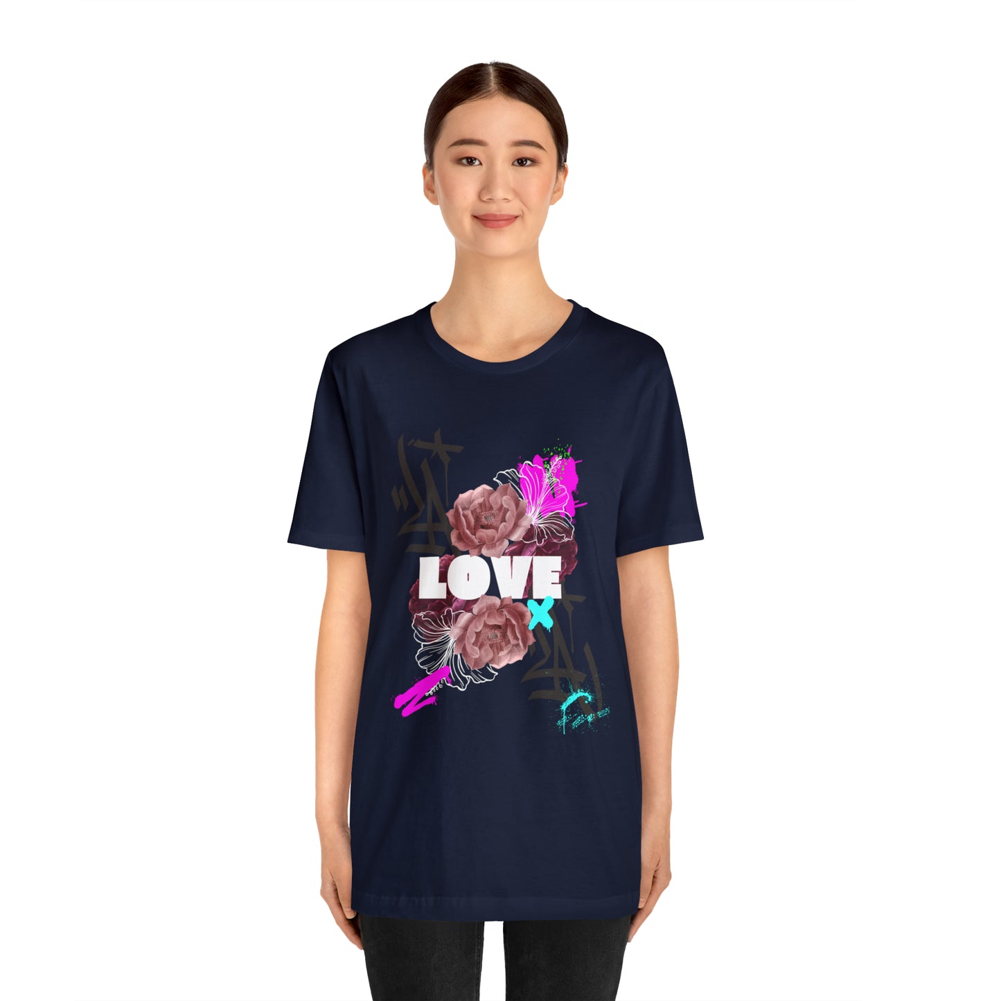 Love Urban streetwear Unisex Jersey Short Sleeve Tee