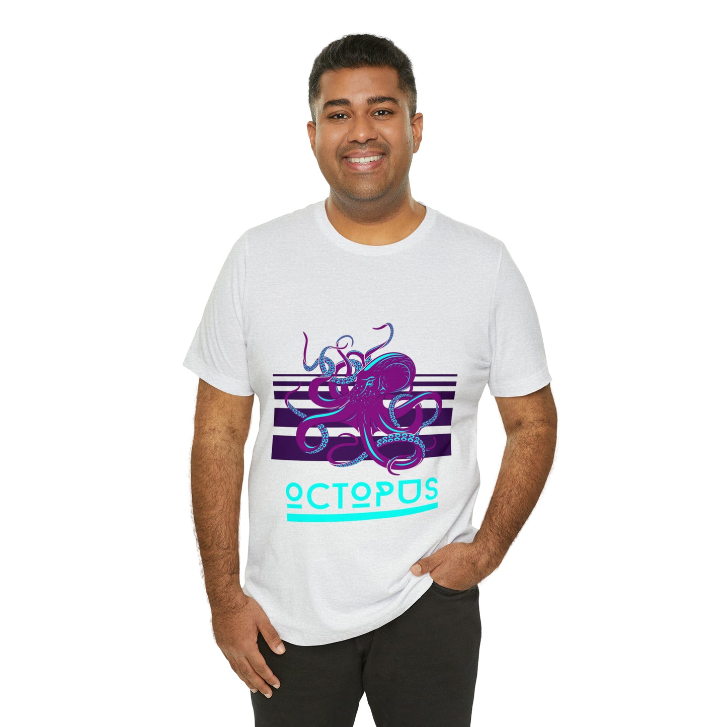 Octopus retro Unisex Jersey Short Sleeve Tee