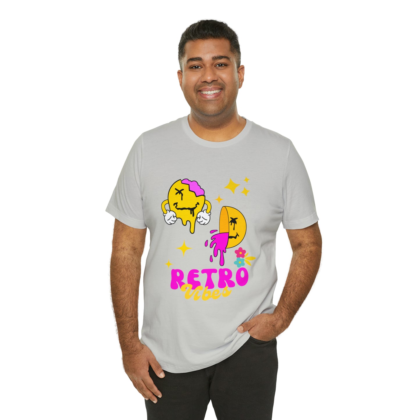 Retro Vibes Unisex Jersey Short Sleeve Tee