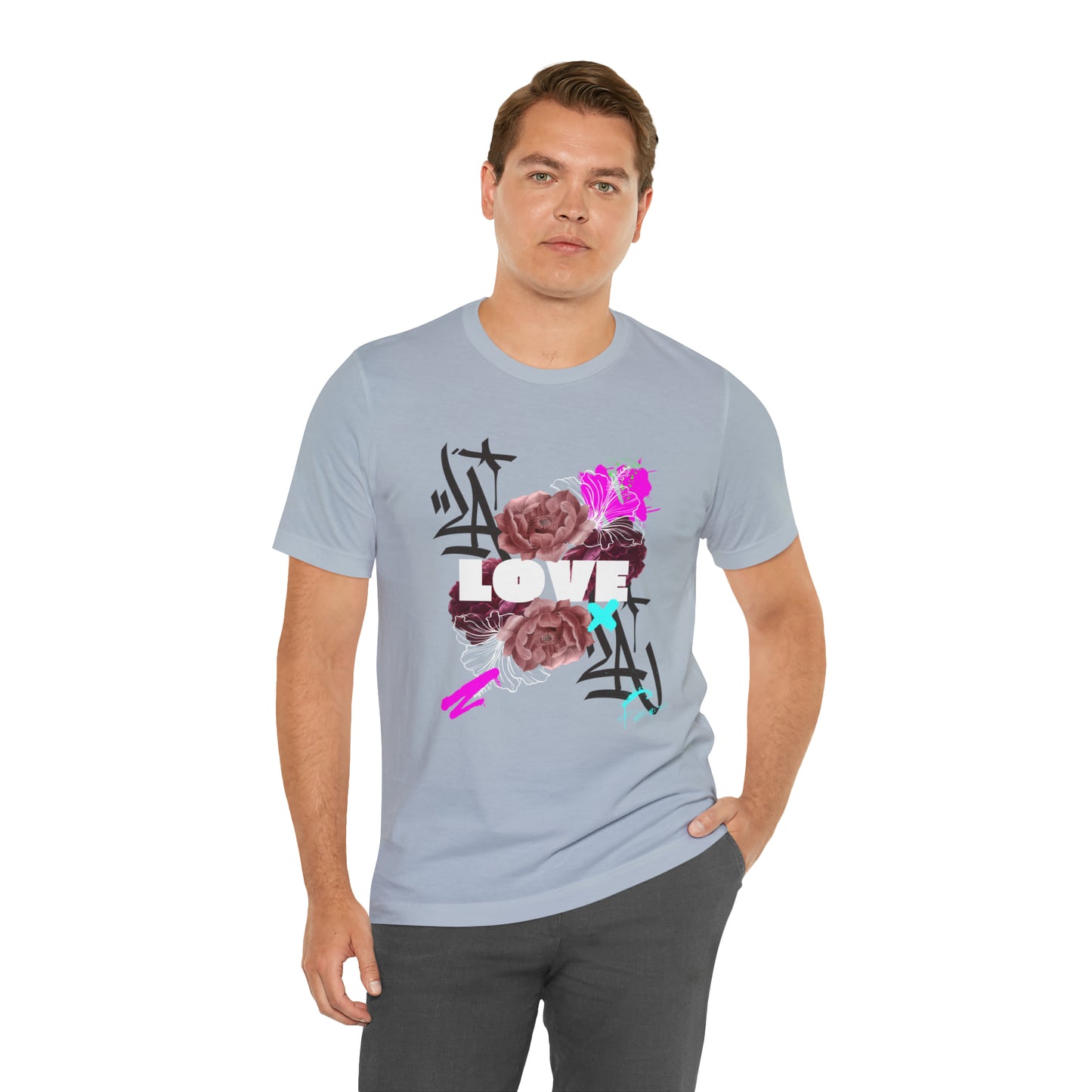 Love Urban streetwear Unisex Jersey Short Sleeve Tee