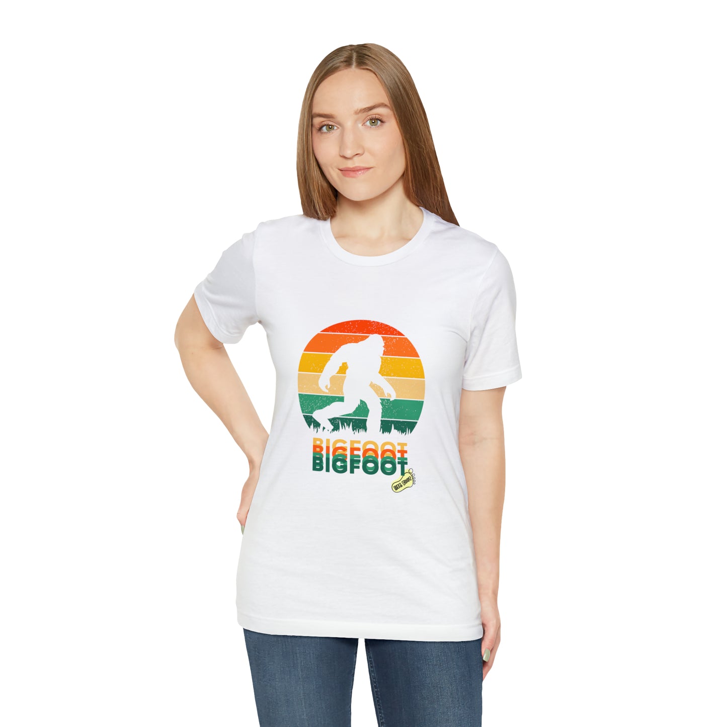 Bigfoot retro Unisex Jersey Short Sleeve Tee