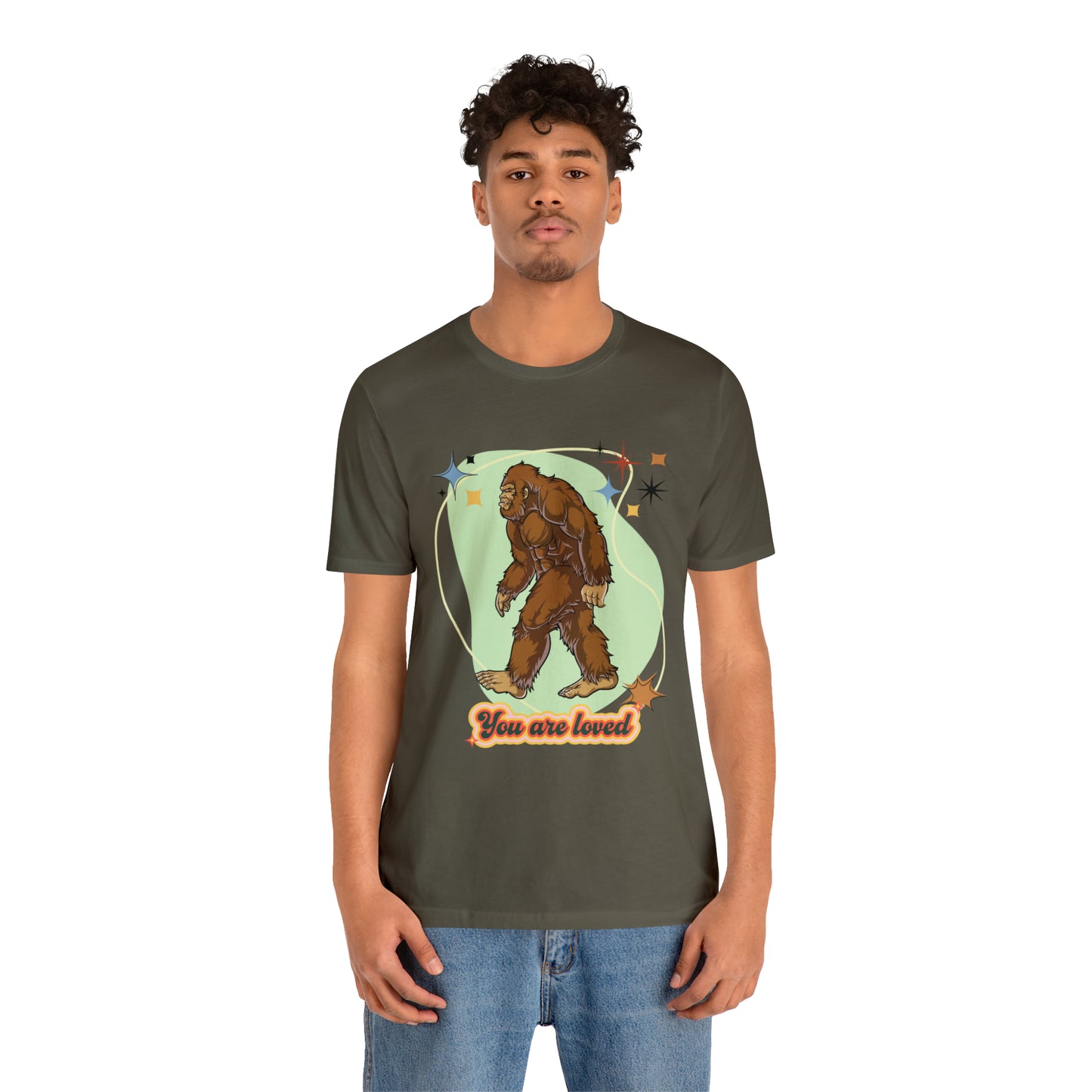 Bigfoot You are loved Unisex Jersey Short Sleeve Tee