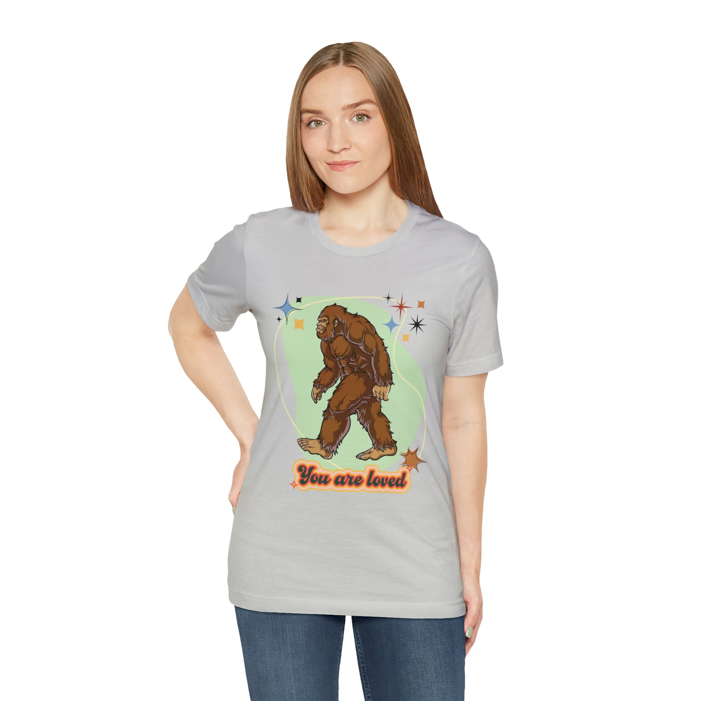 Bigfoot You are loved Unisex Jersey Short Sleeve Tee