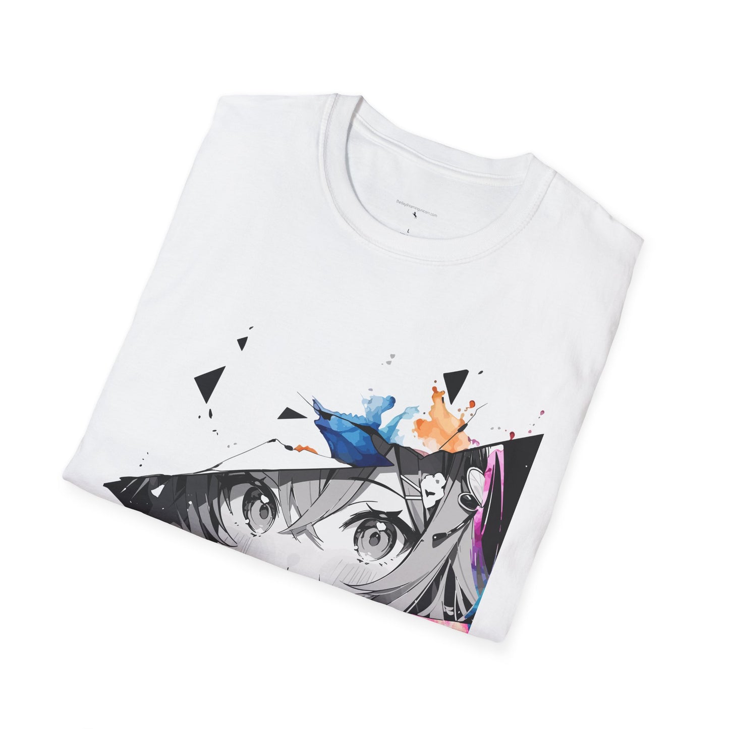 Anime girl Unisex Softstyle T-Shirt