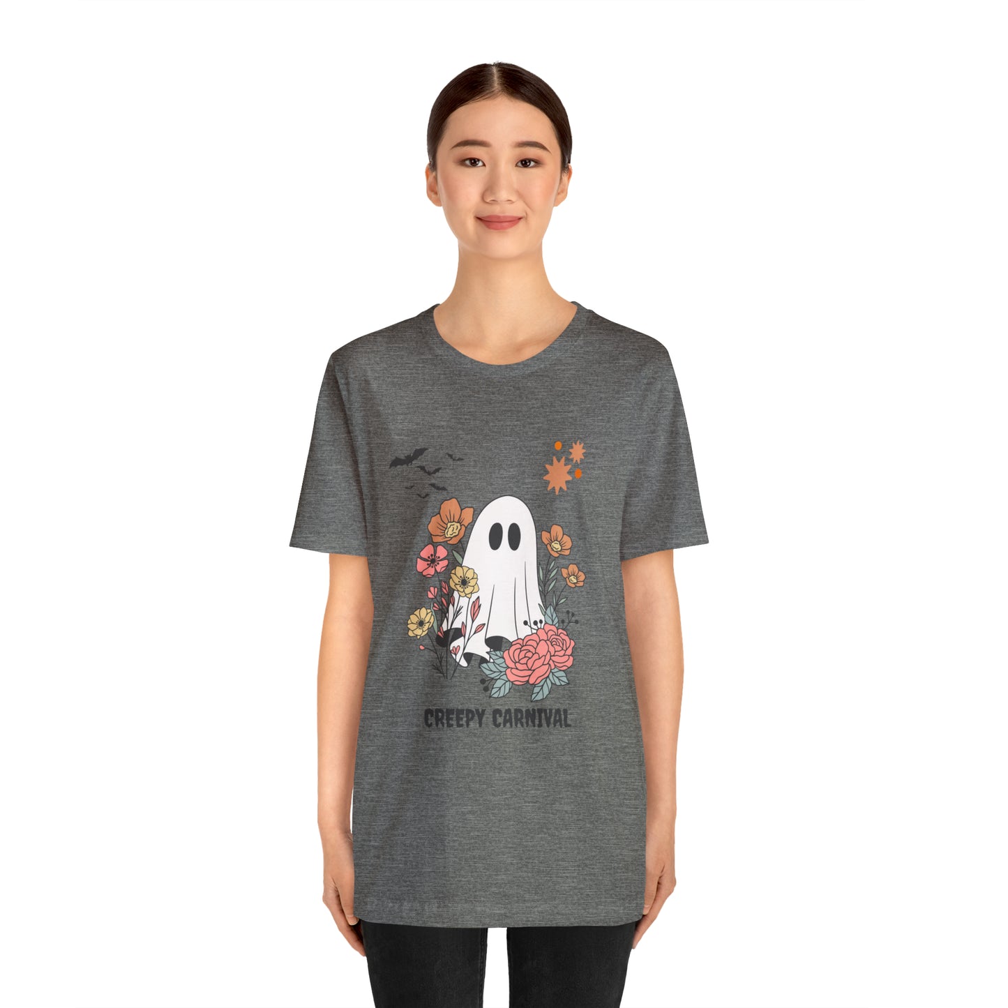 Halloween creepy carnival Unisex Jersey Short Sleeve Tee