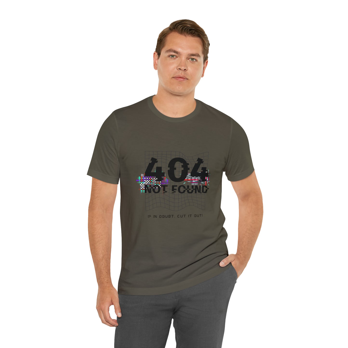 404 Not found Unisex Jersey Short Sleeve Tee