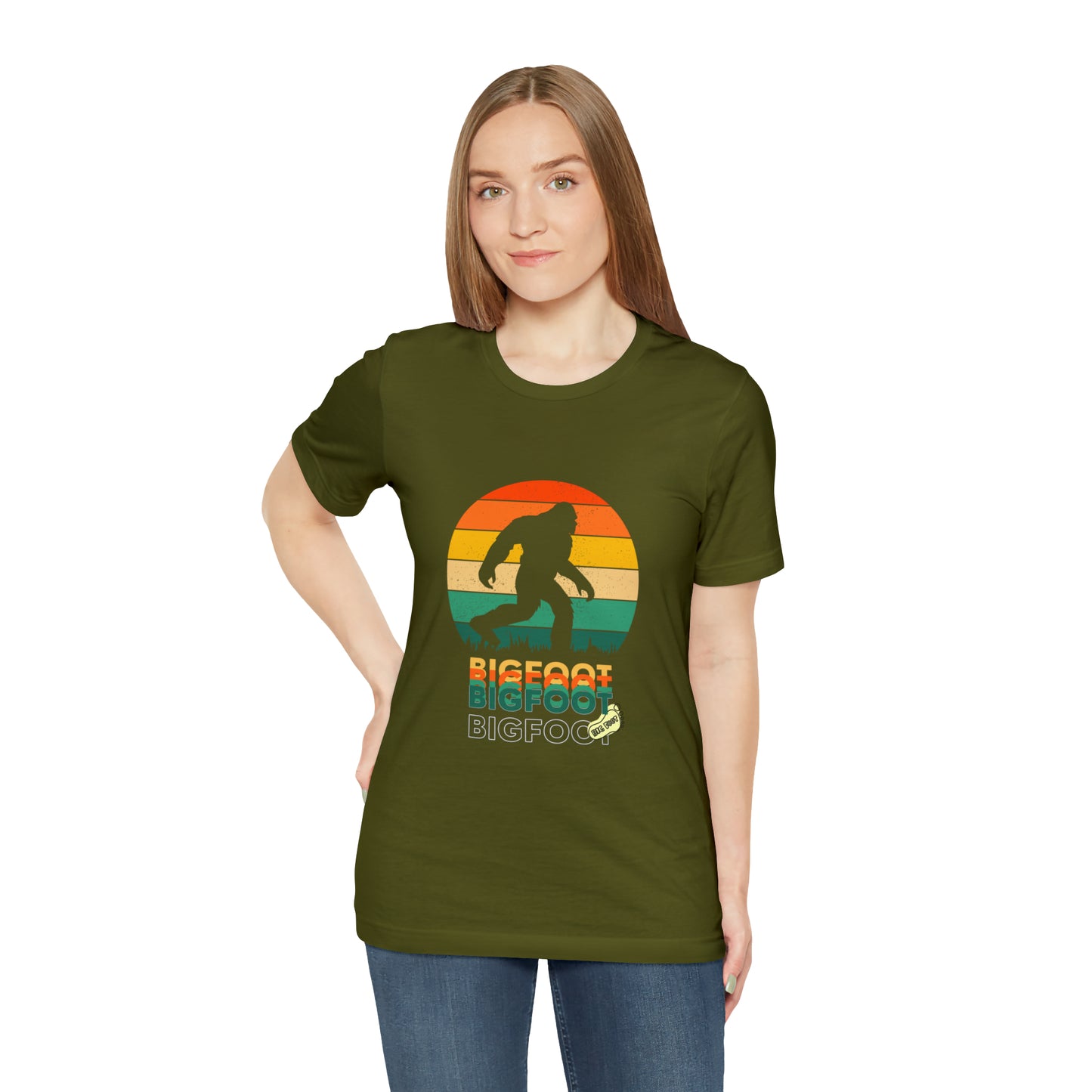 Bigfoot retro Unisex Jersey Short Sleeve Tee