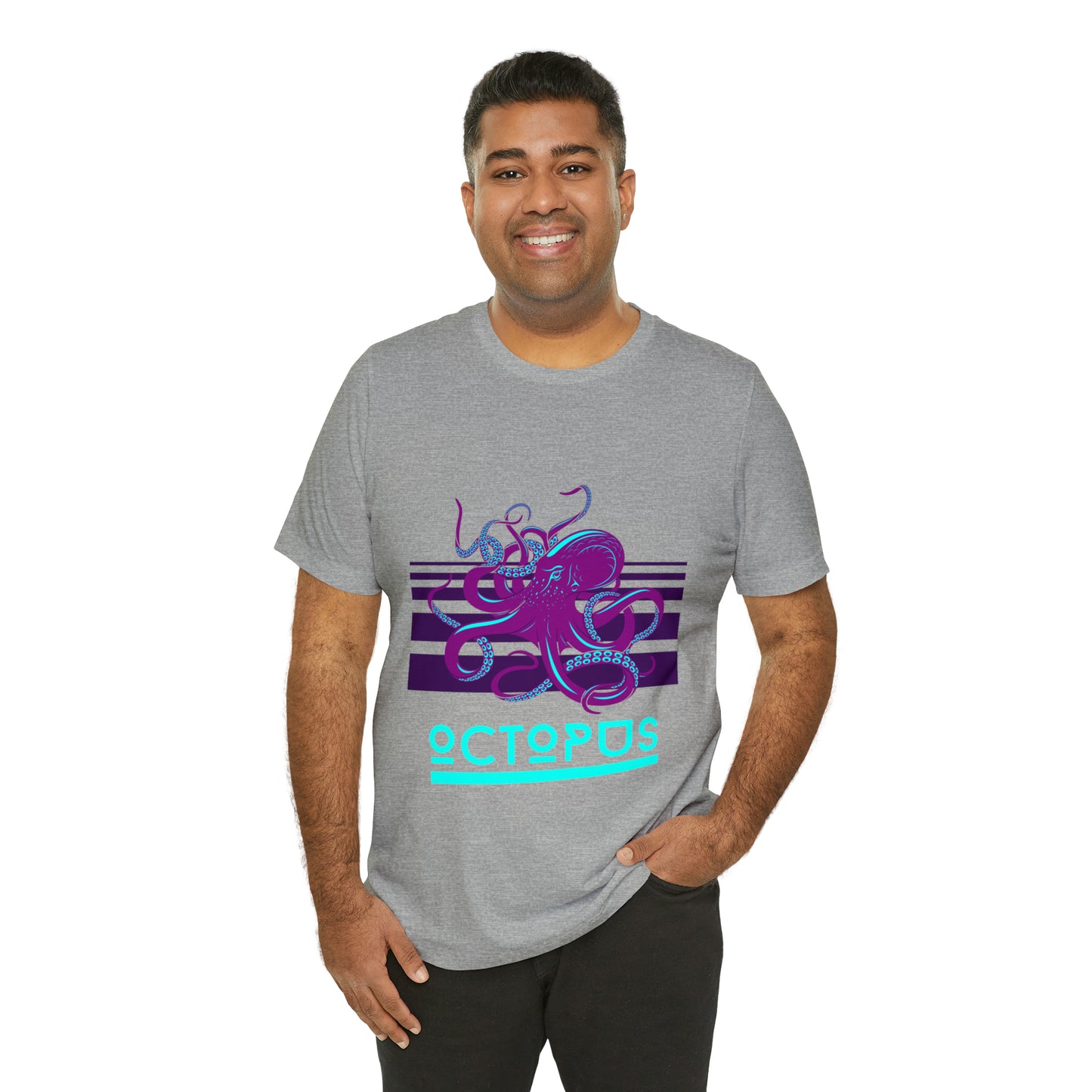 Octopus retro Unisex Jersey Short Sleeve Tee