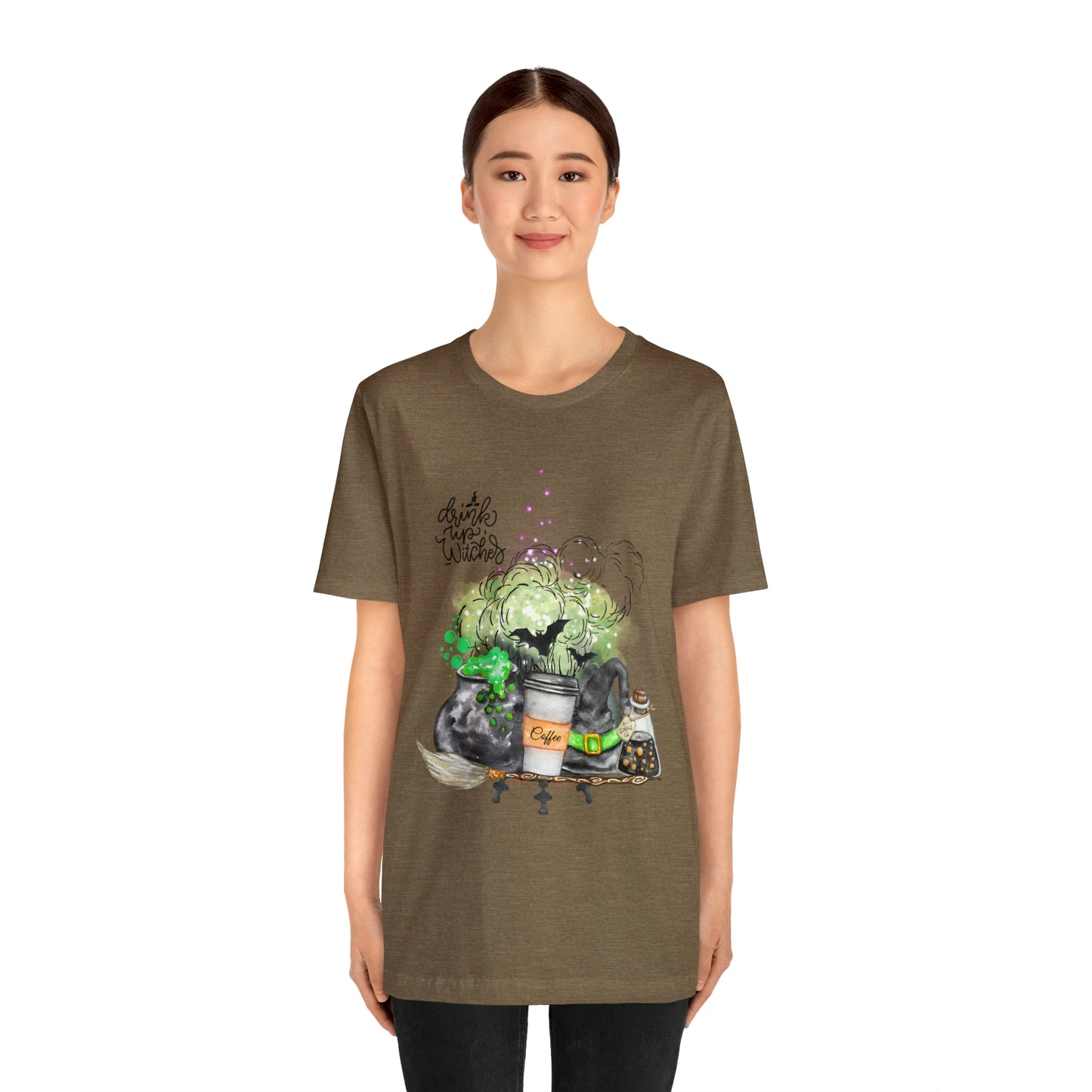 Halloween Witch Unisex Jersey Short Sleeve Tee