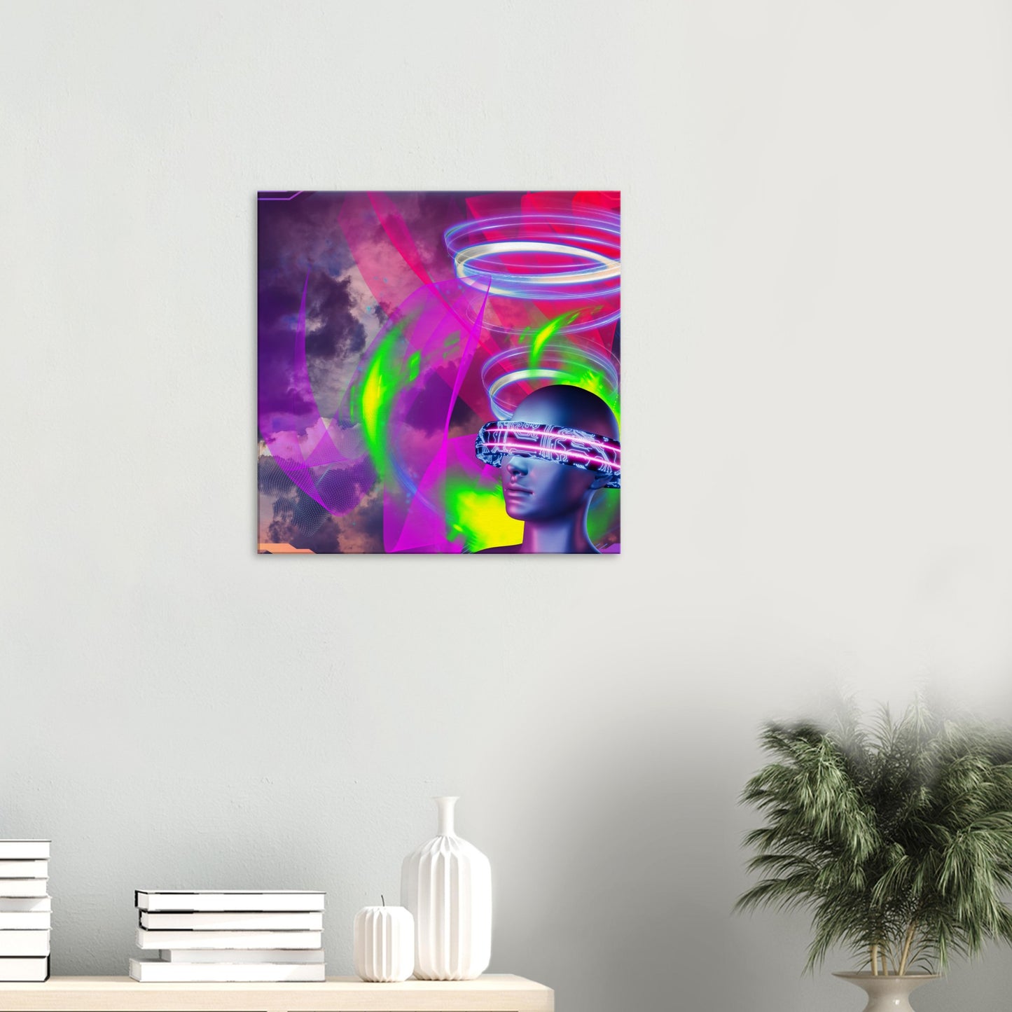 Neon dreams Canvas 24x24