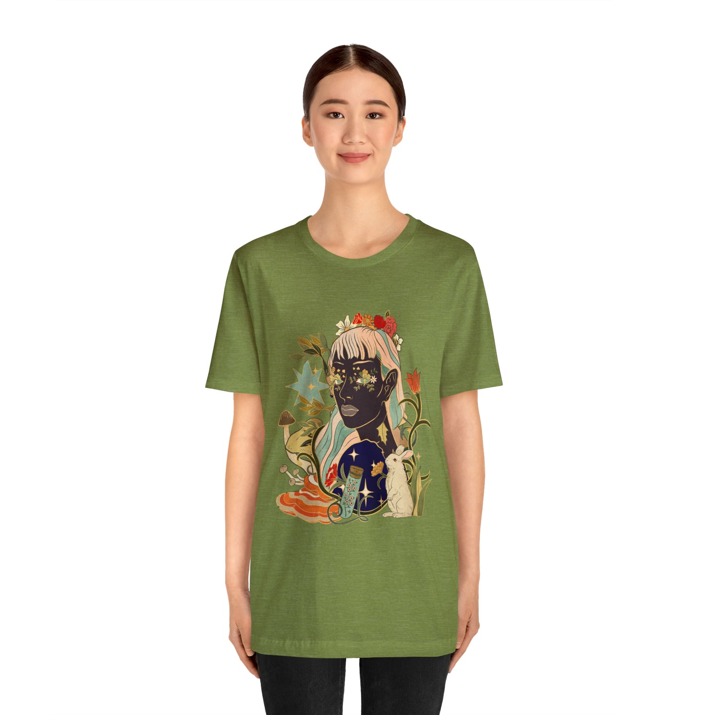 Fairy Vintage cottage Unisex Jersey Short Sleeve Tee