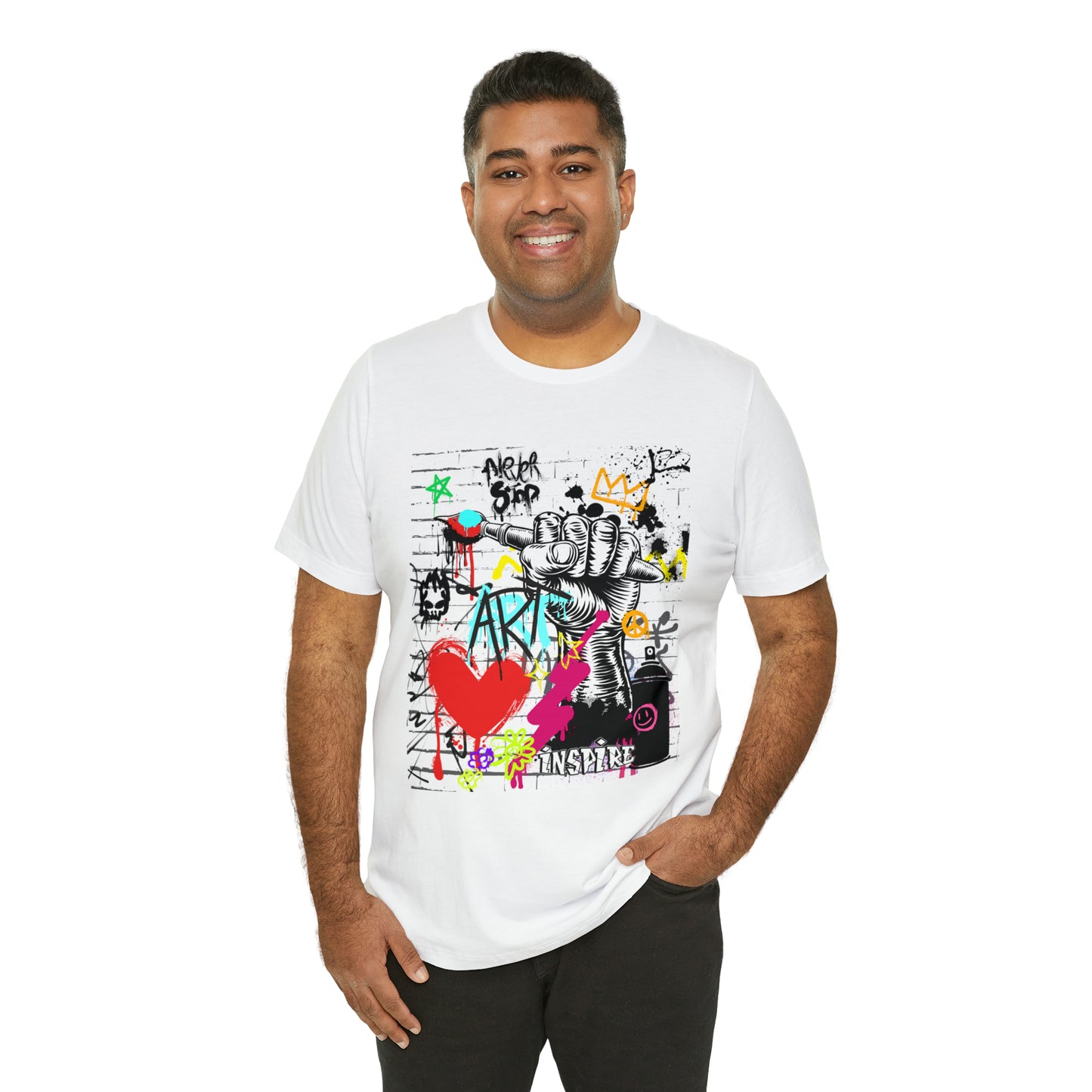 Artist graffiti urban Unisex Jersey Short Sleeve Tee