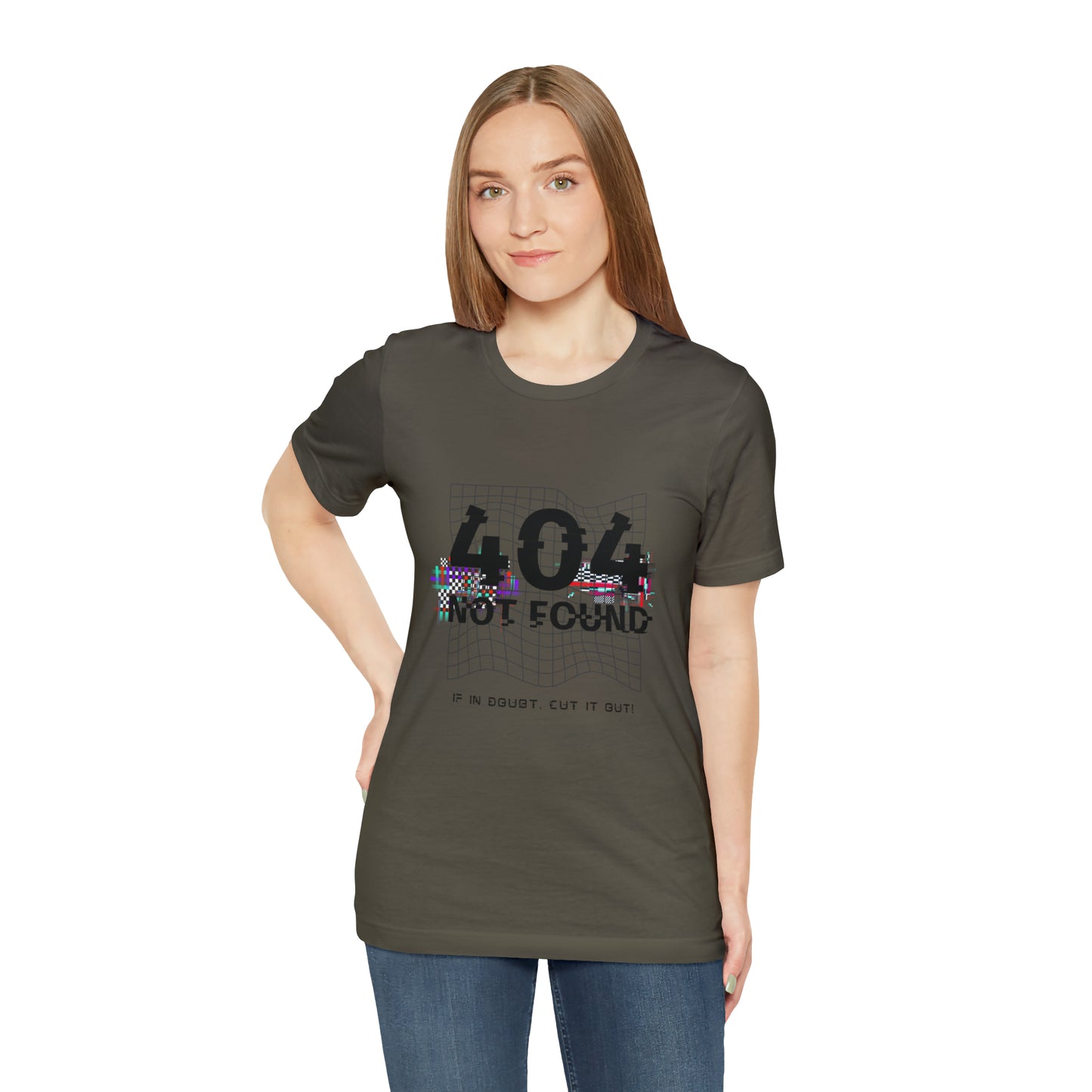 404 Not found Unisex Jersey Short Sleeve Tee