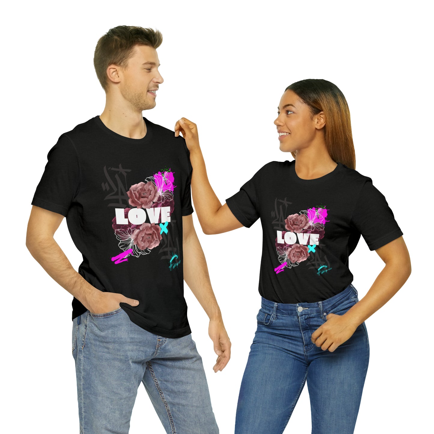 Love Urban streetwear Unisex Jersey Short Sleeve Tee