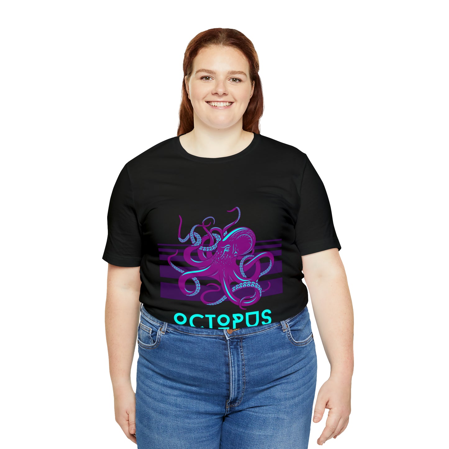 Octopus retro Unisex Jersey Short Sleeve Tee