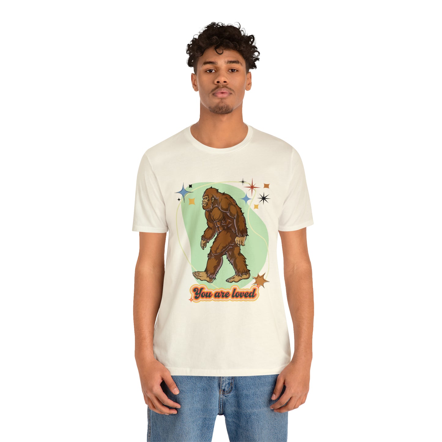 Bigfoot You are loved Unisex Jersey Short Sleeve Tee