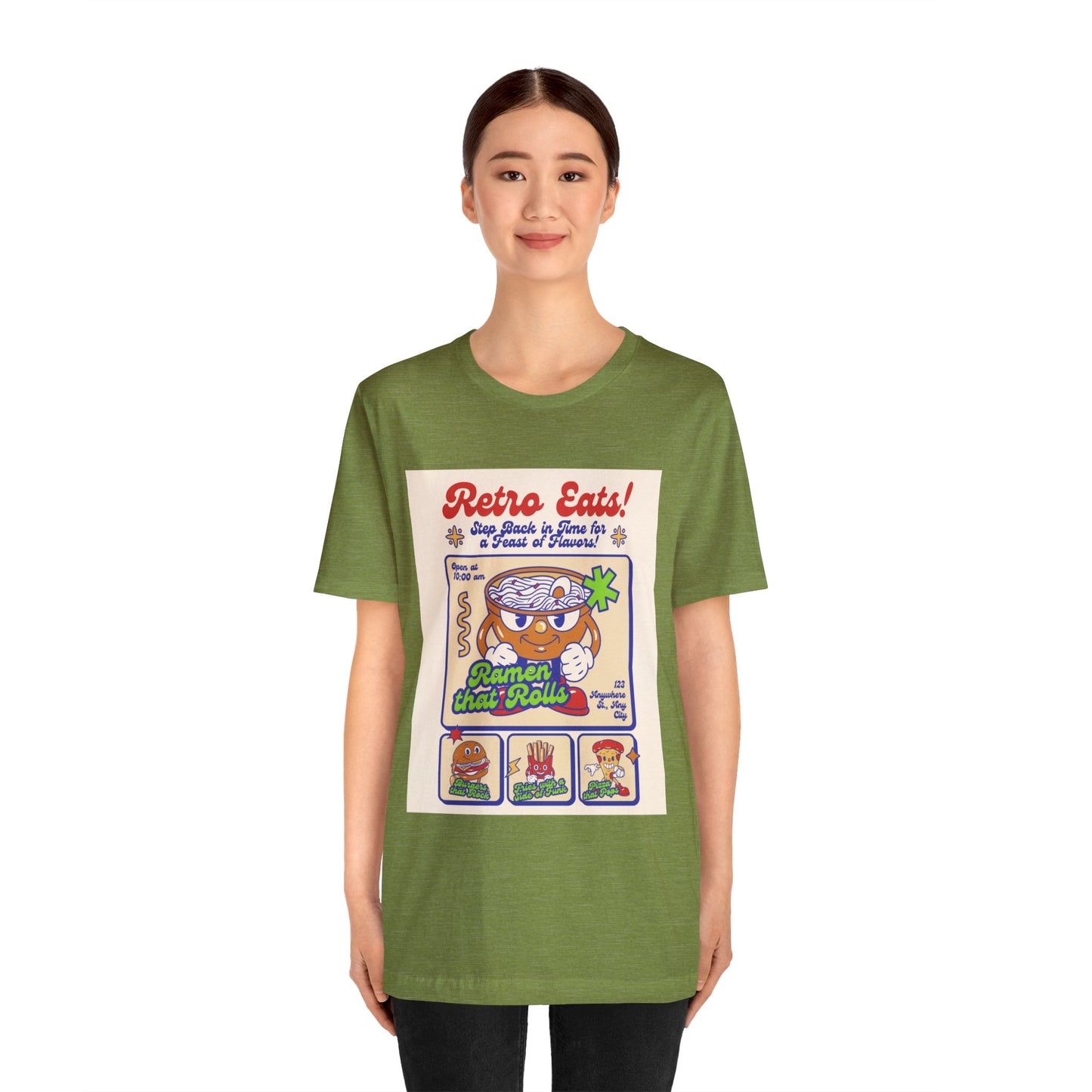 Retro eats Unisex Jersey Short Sleeve Tee