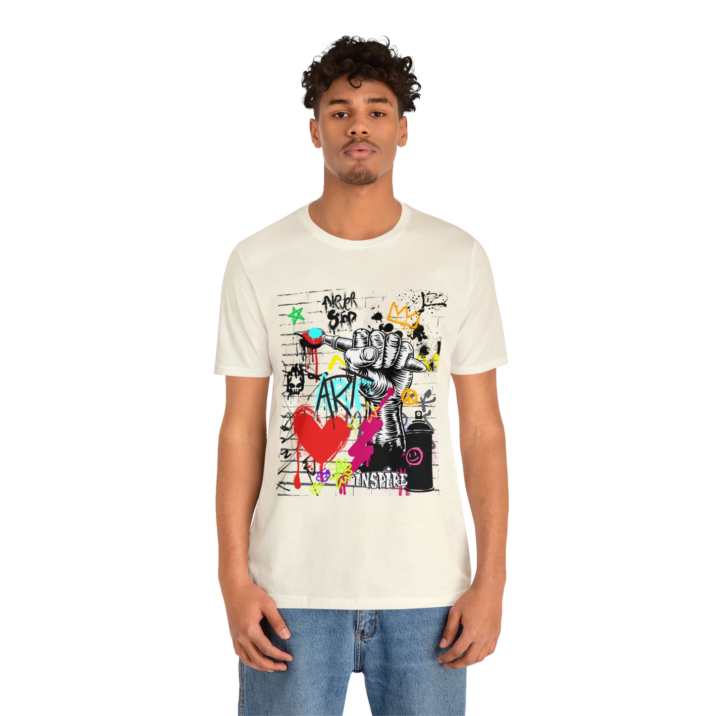 Artist graffiti urban Unisex Jersey Short Sleeve Tee