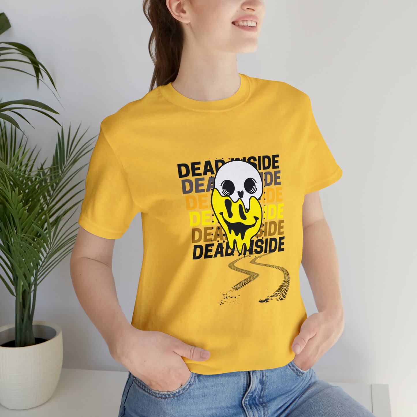 Dead Inside Urban streetwear Unisex Jersey Short Sleeve Tee