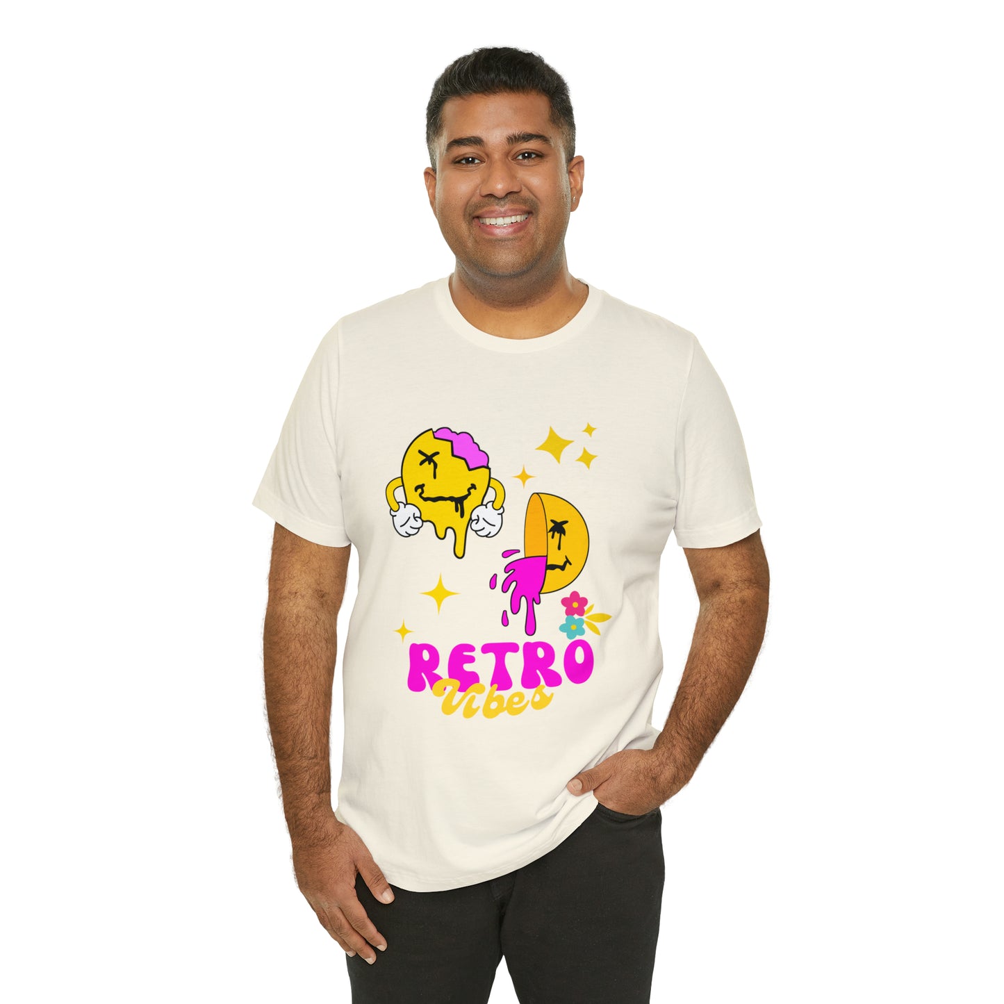 Retro Vibes Unisex Jersey Short Sleeve Tee