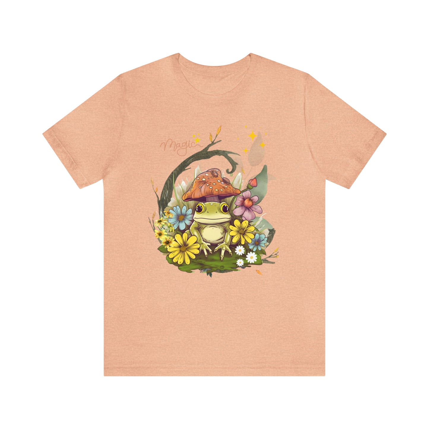 Frog magic kawaii cute Unisex Jersey Short Sleeve Tee