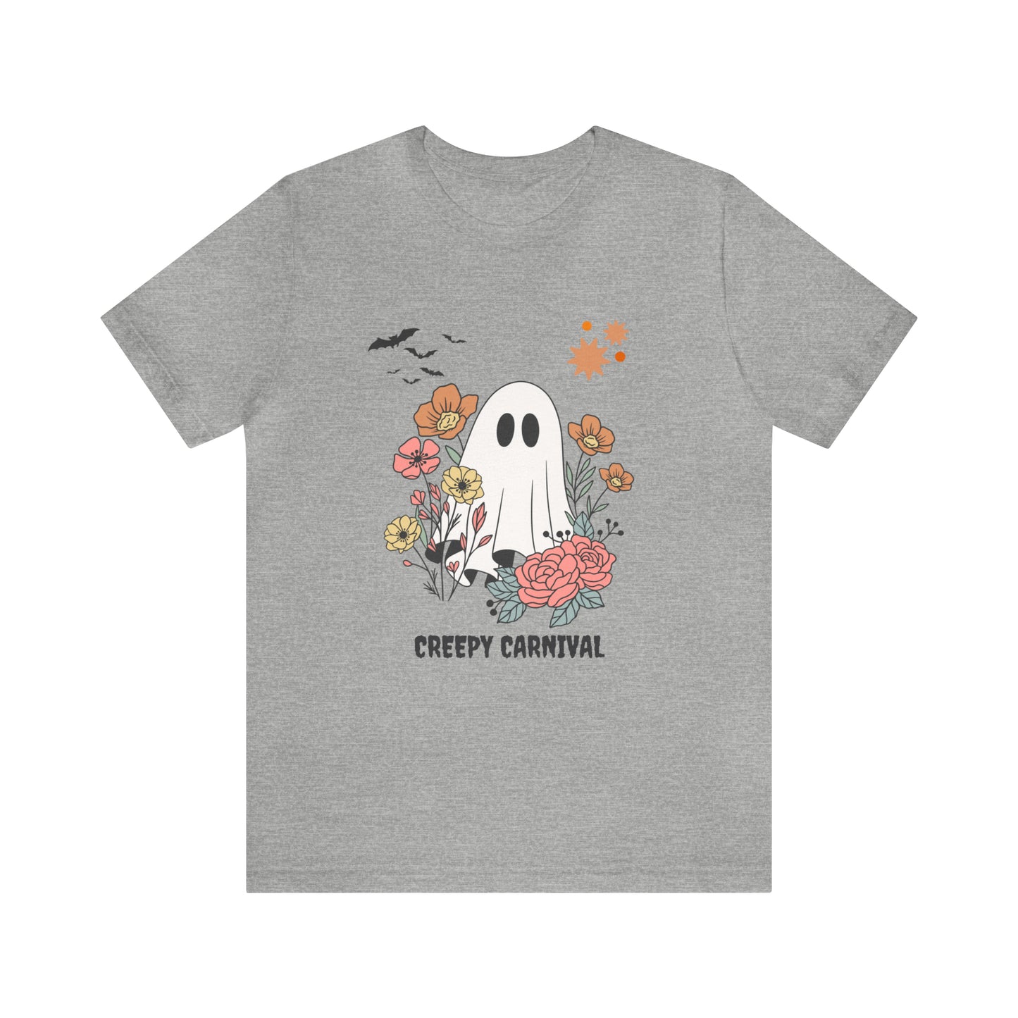 Halloween creepy carnival Unisex Jersey Short Sleeve Tee