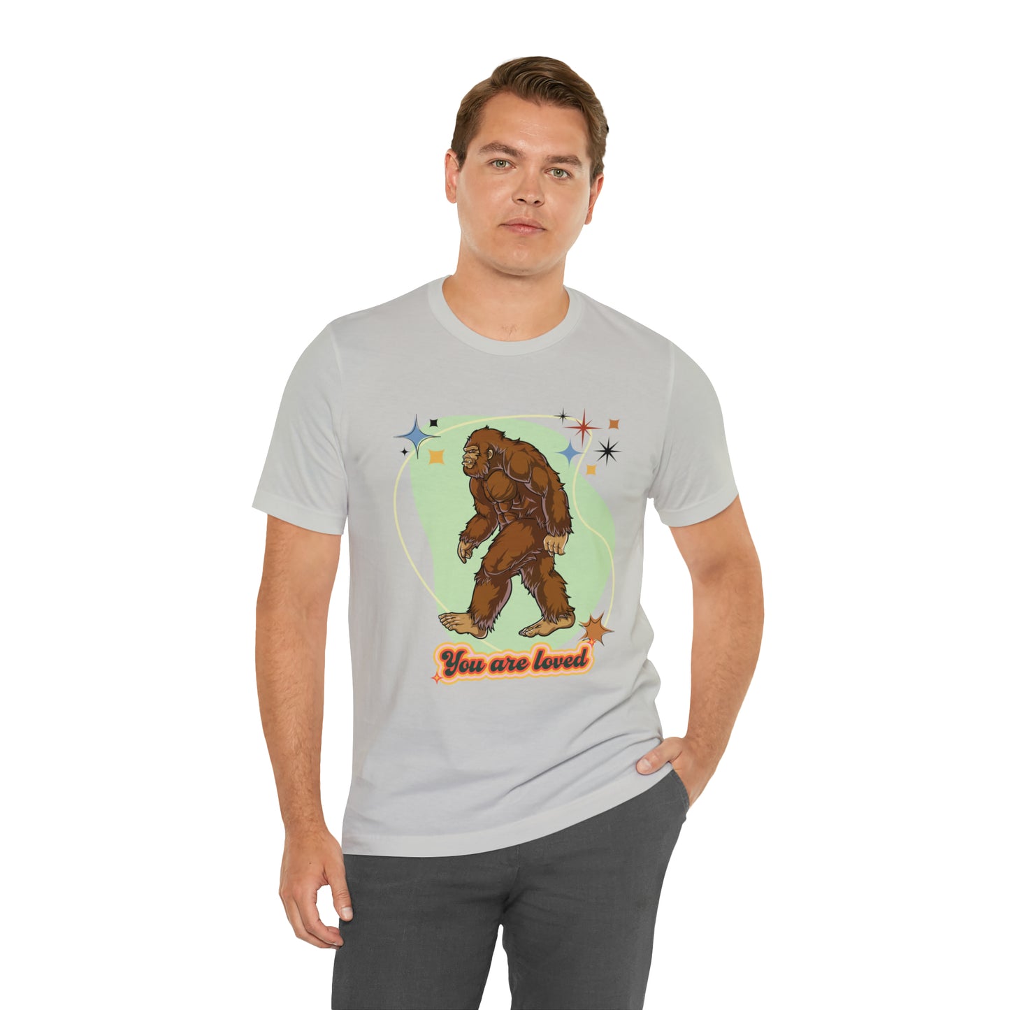 Bigfoot You are loved Unisex Jersey Short Sleeve Tee