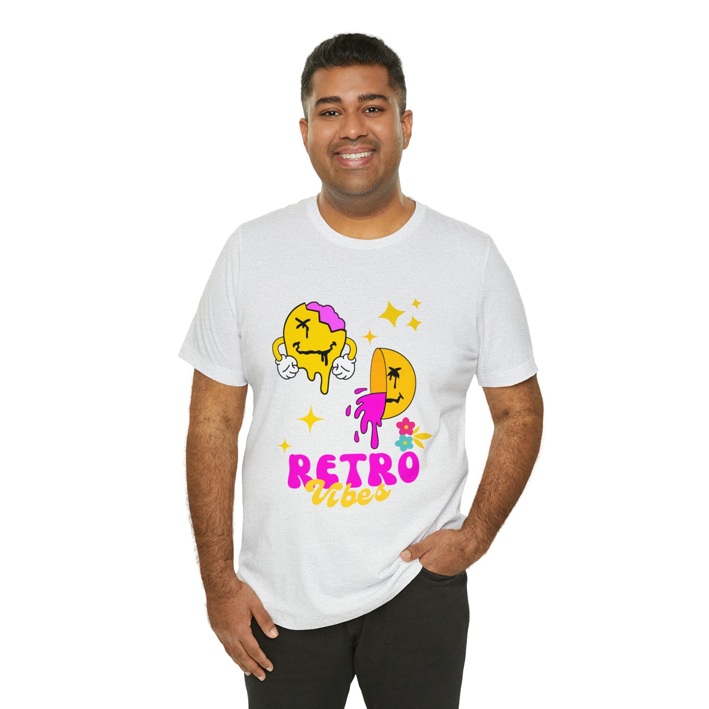 Retro Vibes Unisex Jersey Short Sleeve Tee