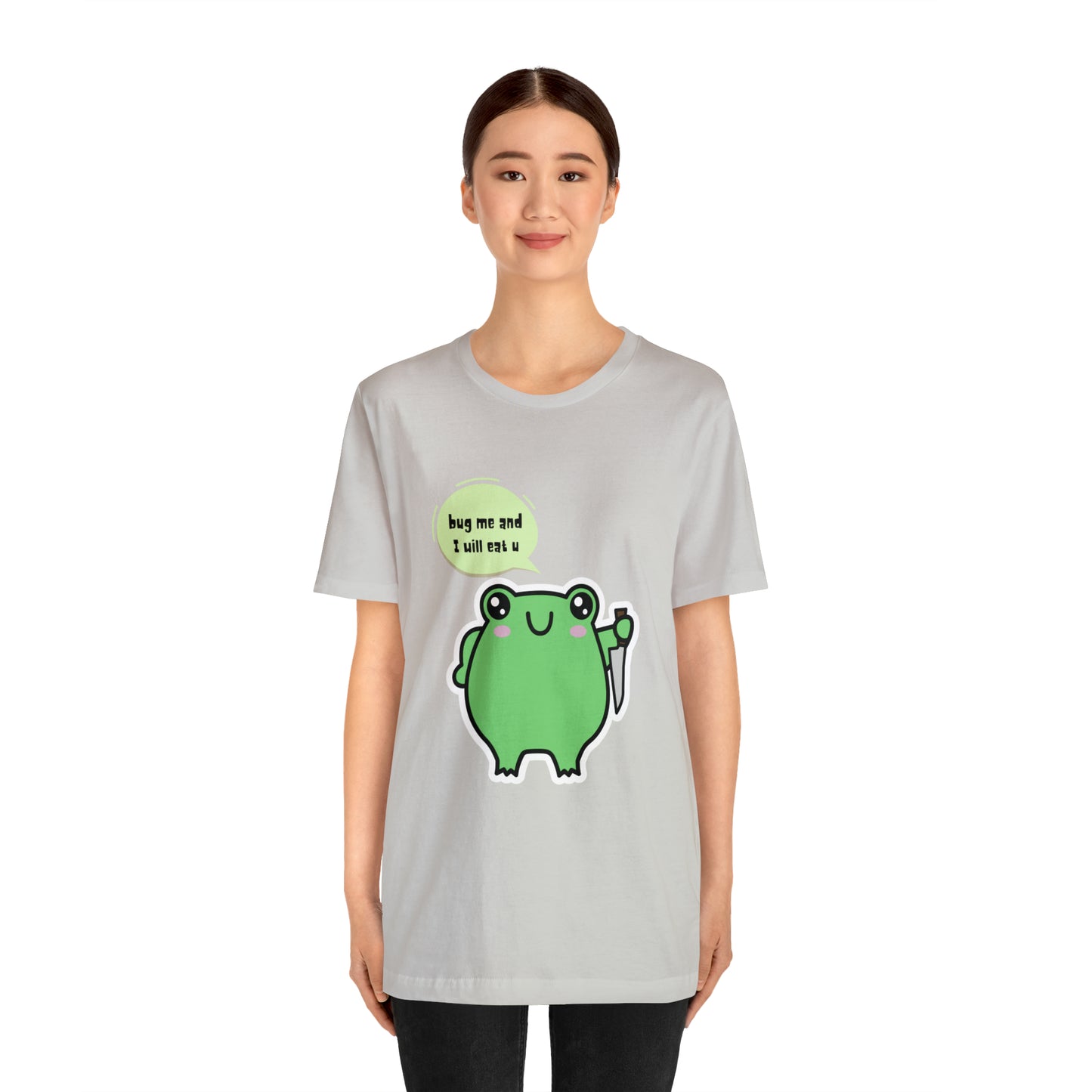 Frog kawaii cute Unisex Jersey Short Sleeve Tee