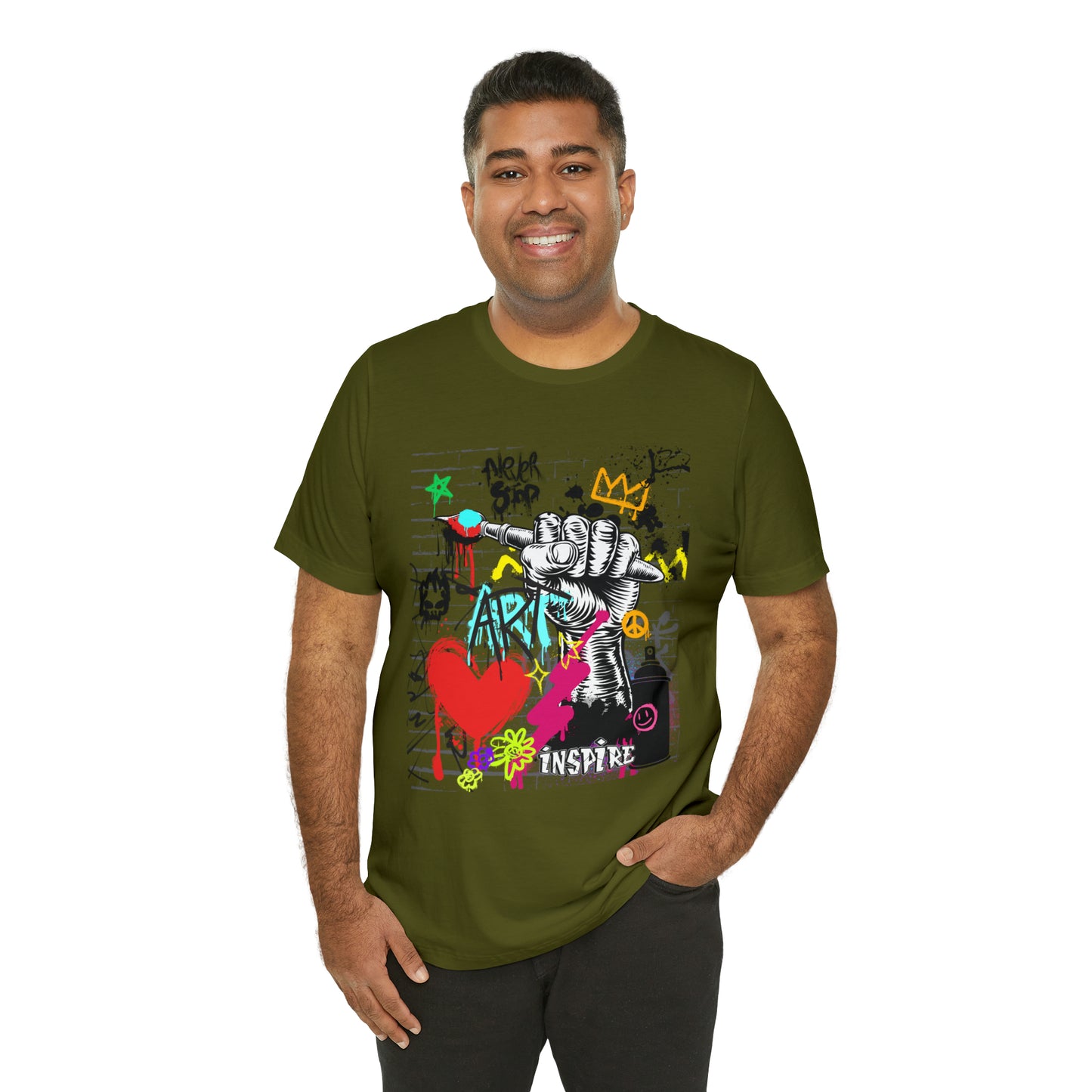 Artist graffiti urban Unisex Jersey Short Sleeve Tee