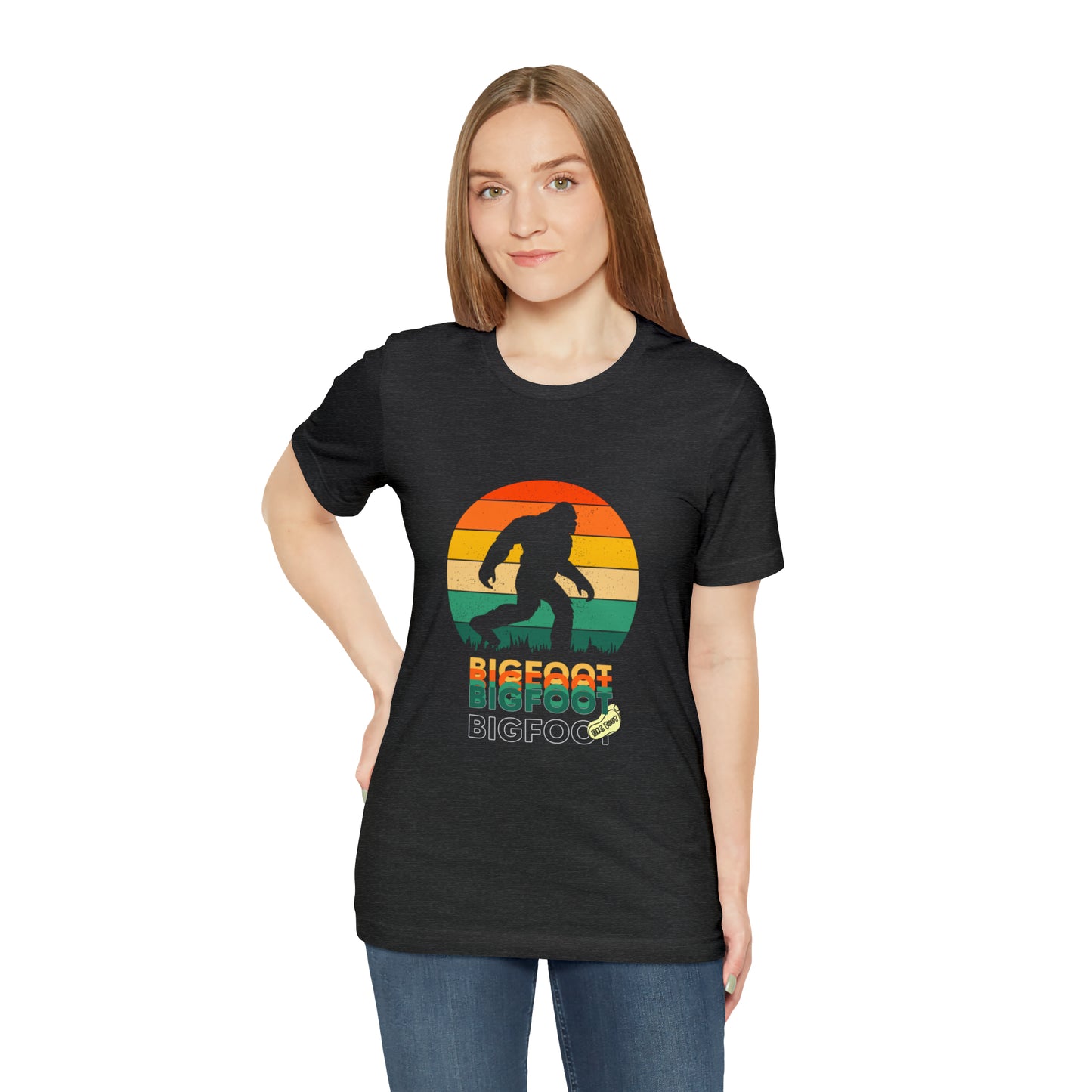 Bigfoot retro Unisex Jersey Short Sleeve Tee