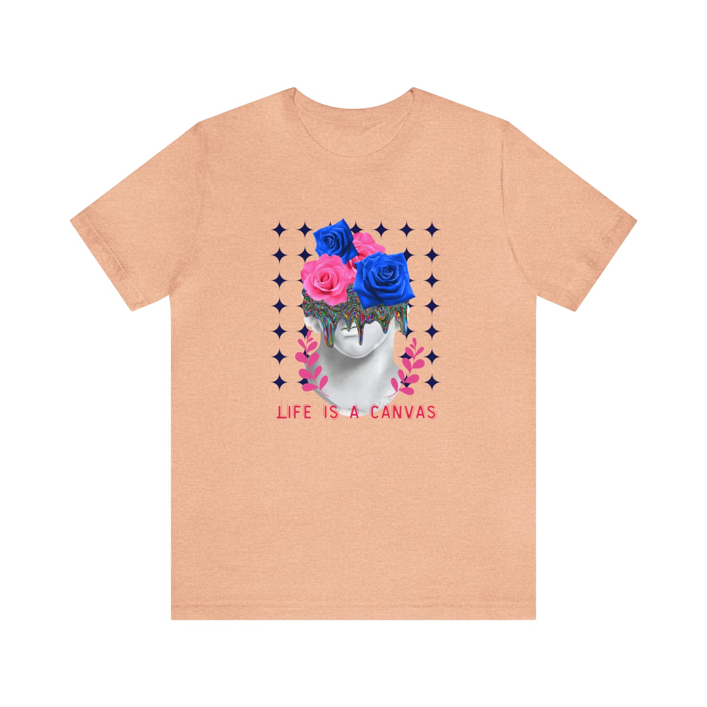 Life is a canvas urban streetwear Unisex Jersey Short Sleeve Tee