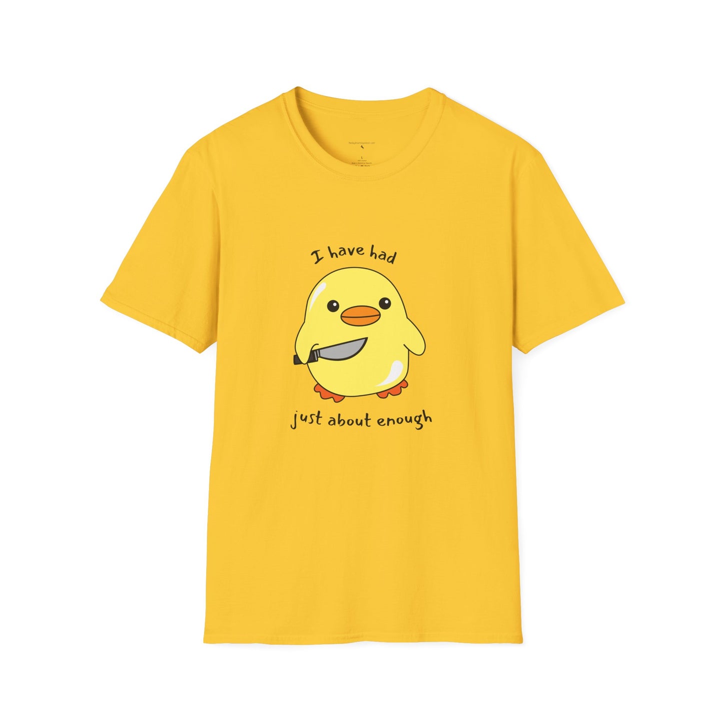 Cute Angry Chick Unisex Softstyle T-Shirt