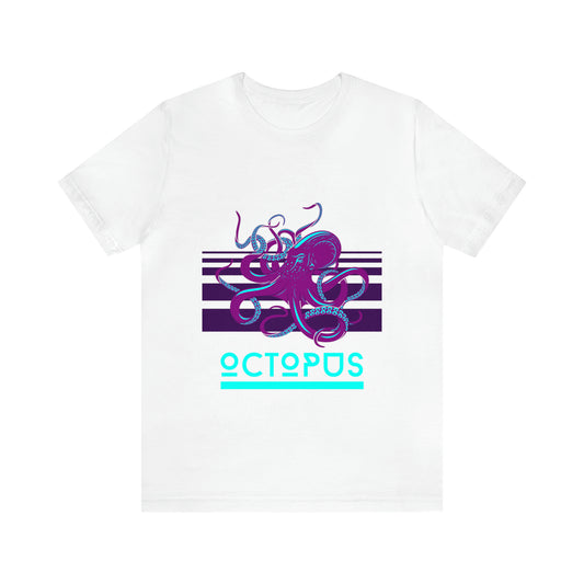 Octopus retro Unisex Jersey Short Sleeve Tee