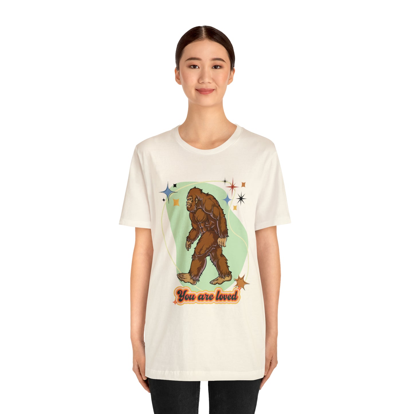 Bigfoot You are loved Unisex Jersey Short Sleeve Tee