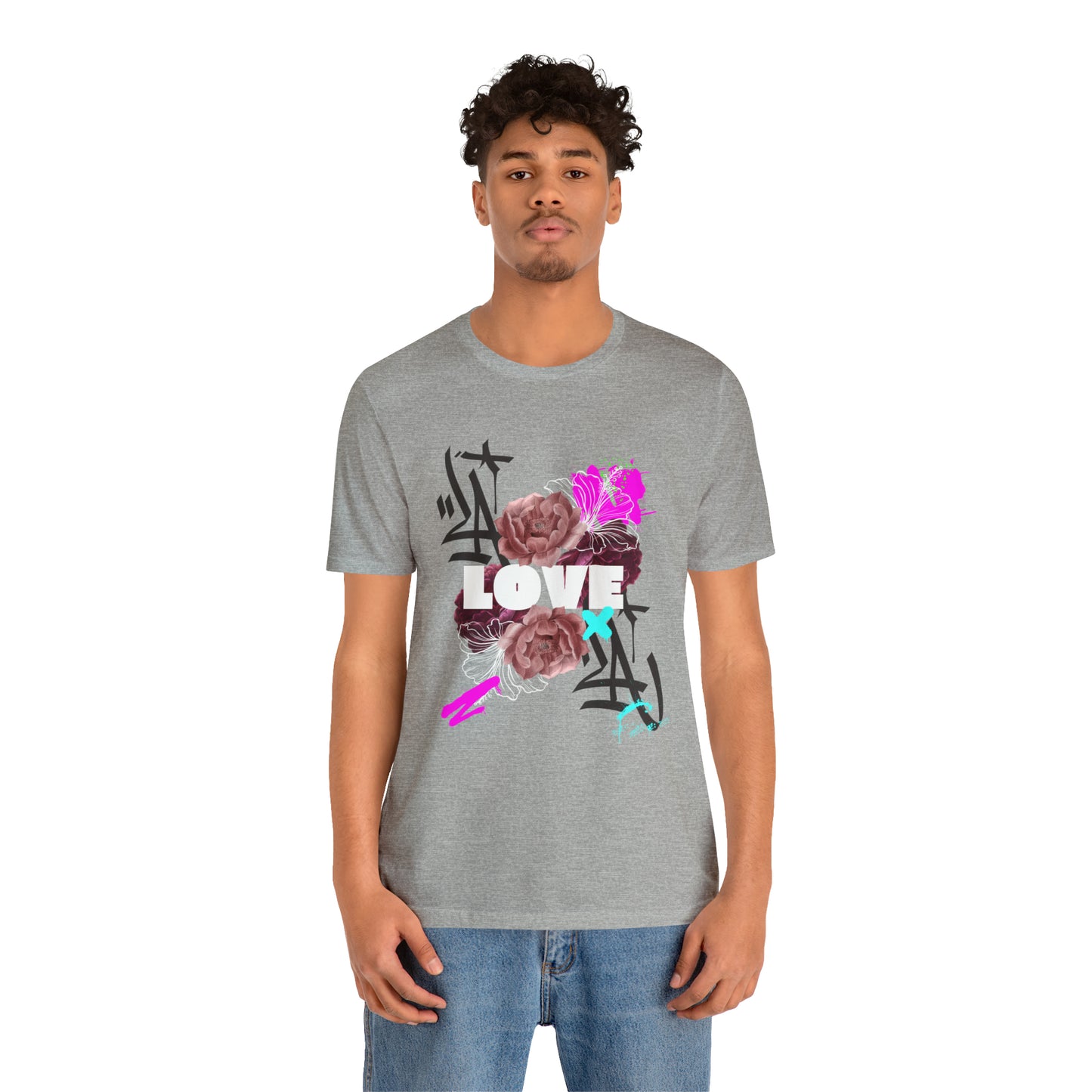 Love Urban streetwear Unisex Jersey Short Sleeve Tee