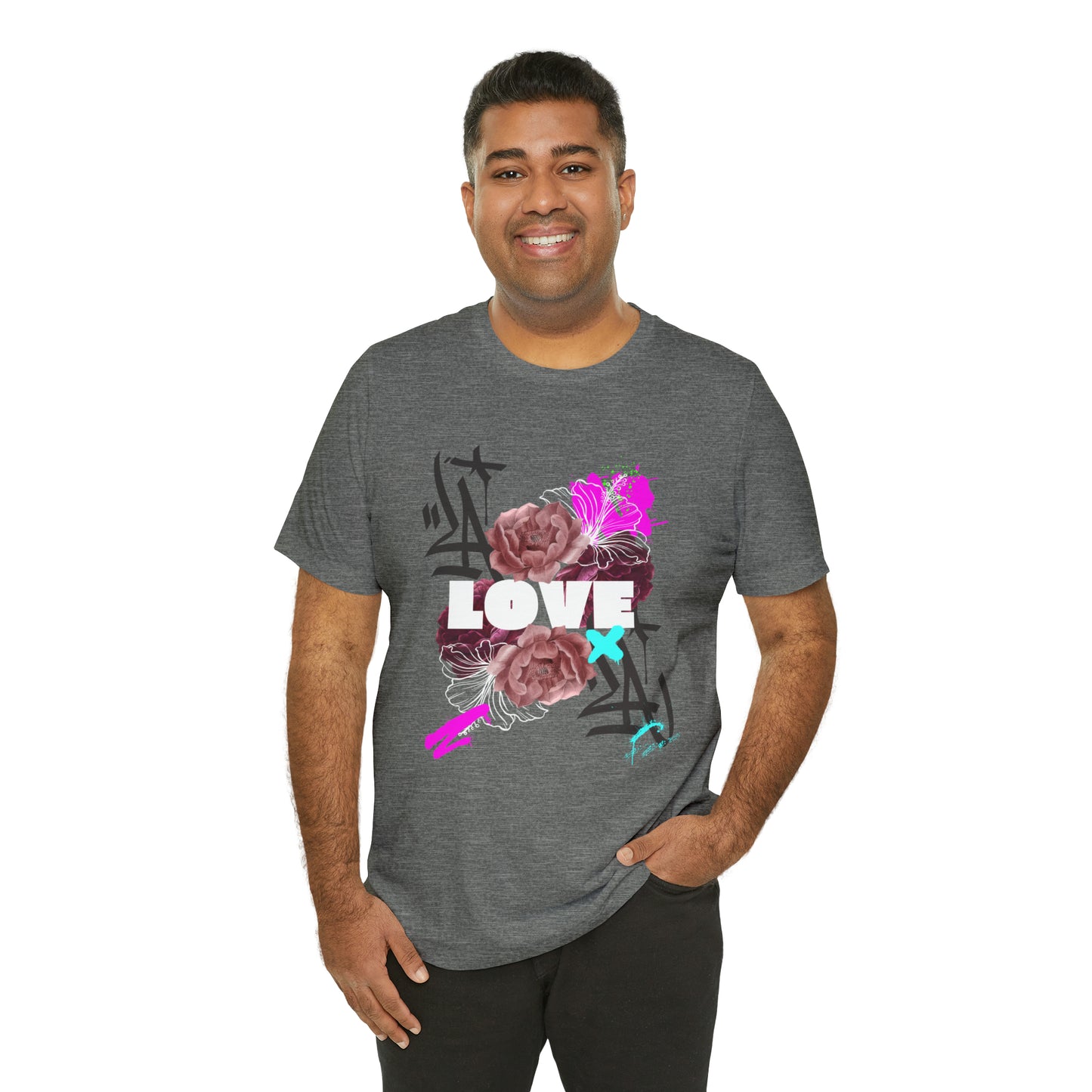 Love Urban streetwear Unisex Jersey Short Sleeve Tee