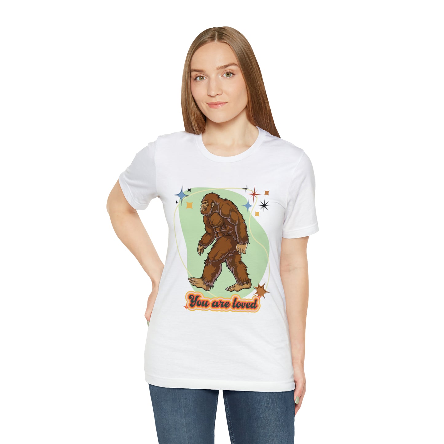 Bigfoot You are loved Unisex Jersey Short Sleeve Tee