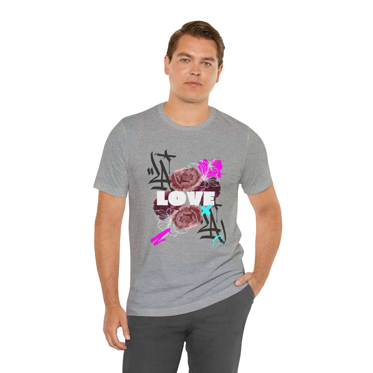 Love Urban streetwear Unisex Jersey Short Sleeve Tee