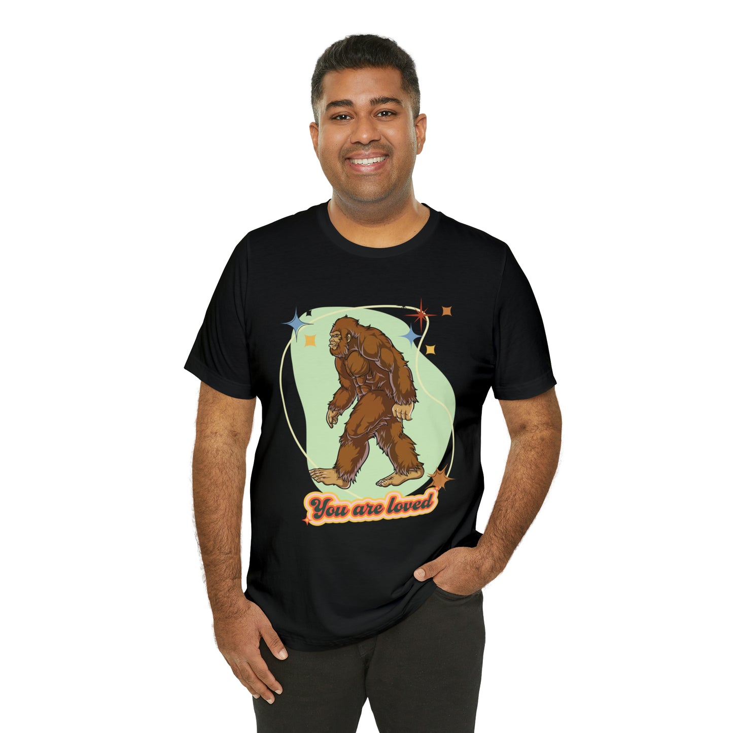 Bigfoot You are loved Unisex Jersey Short Sleeve Tee