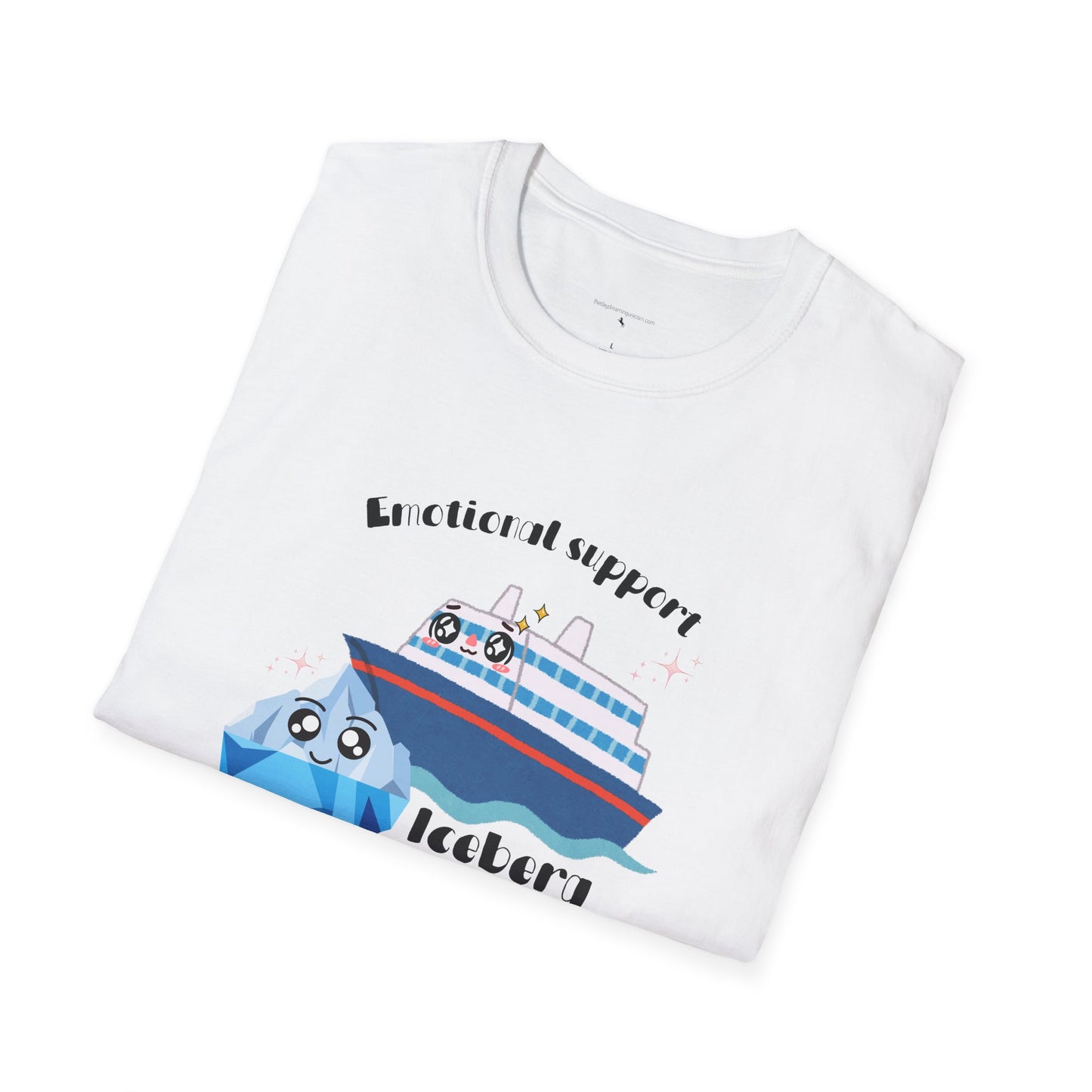 Emotional support Iceberg Unisex Softstyle T-Shirt