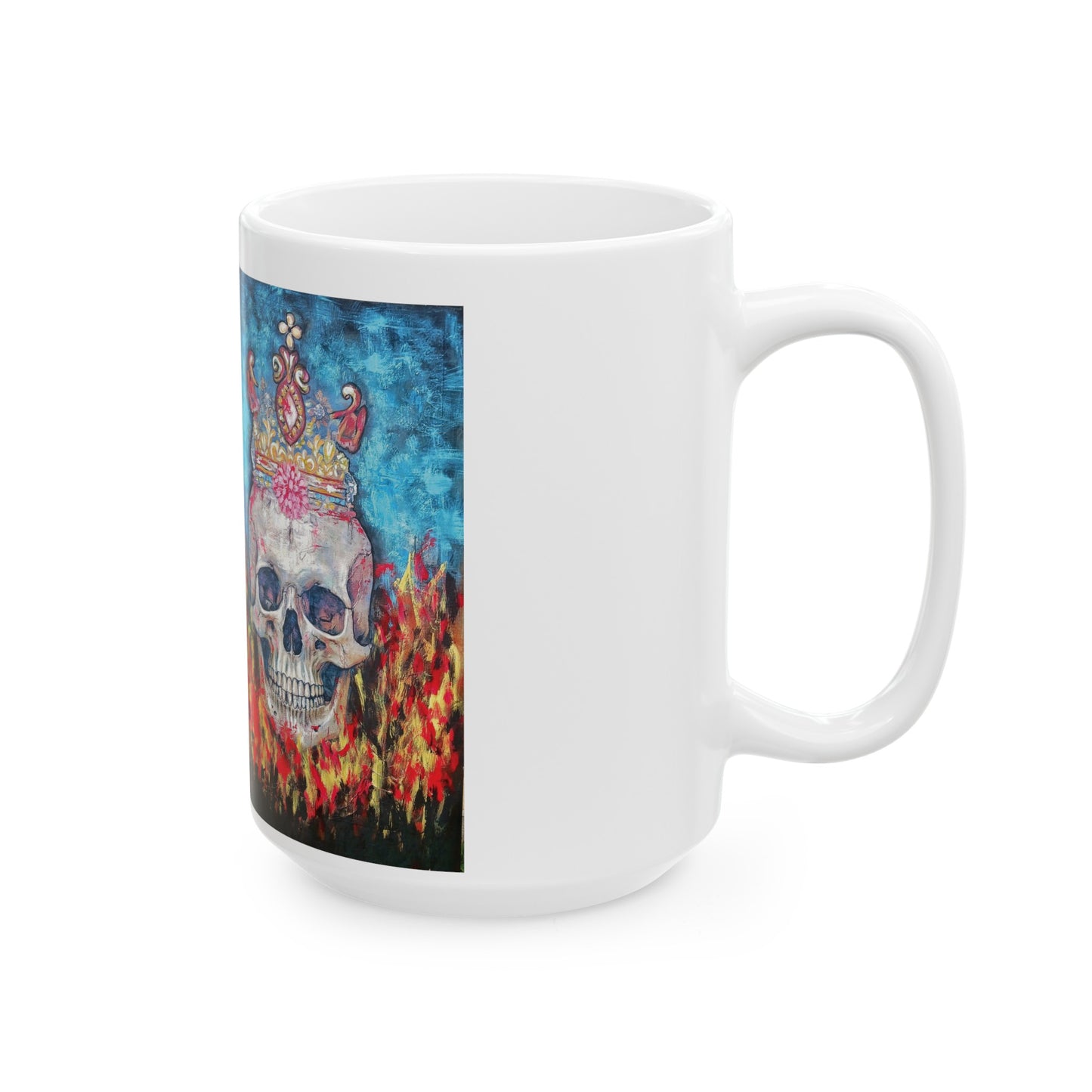 Ceramic Mug, (11oz, 15oz) Artwork The Queen